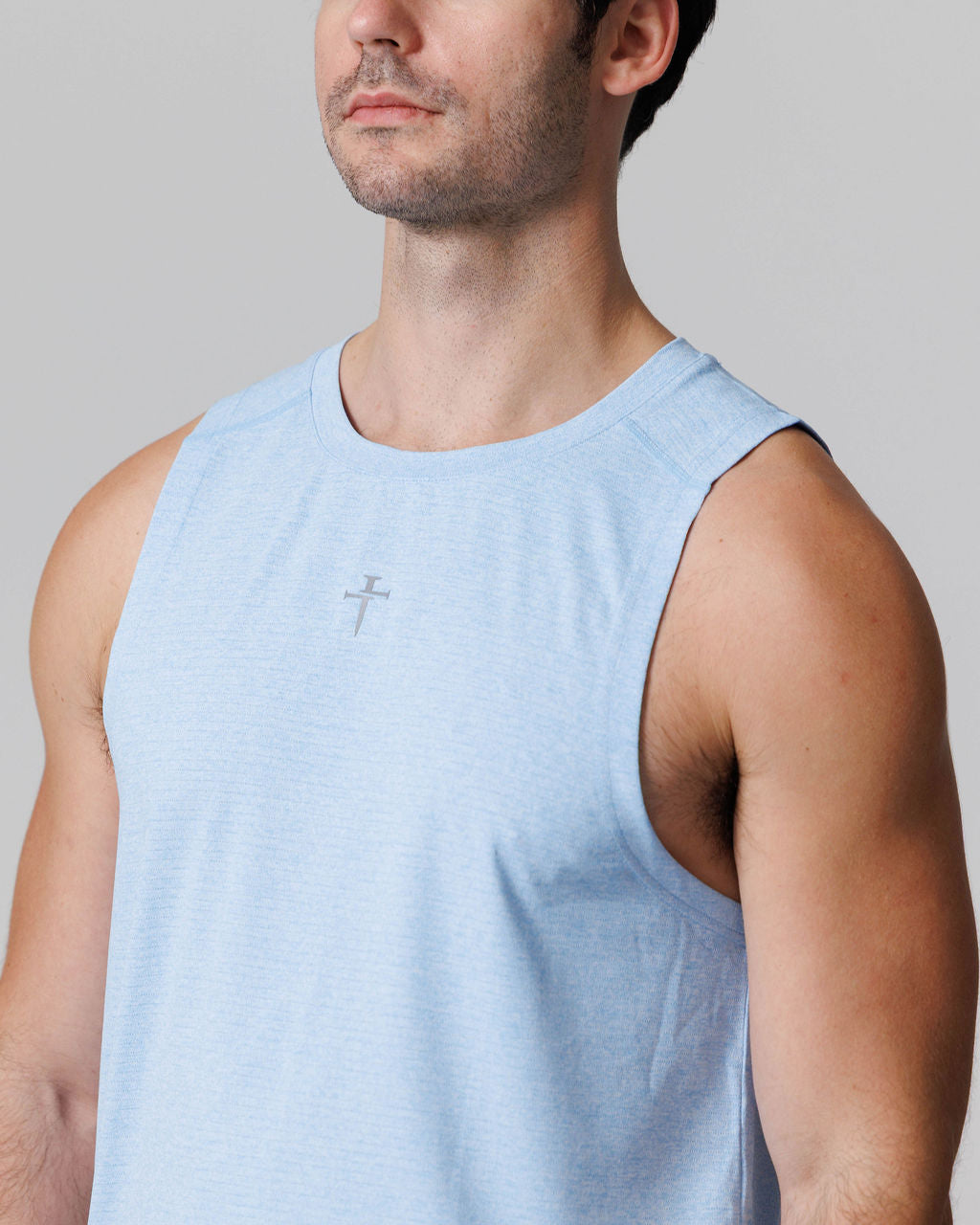 Aion-Lite™ Tank - Sky Blue Marl