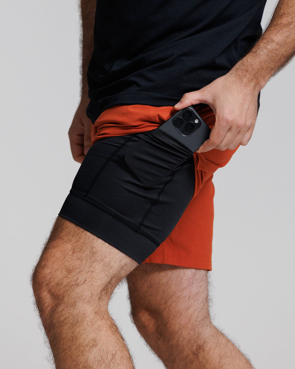 Stride-Tech Perforated Liner Short - Desert Sun