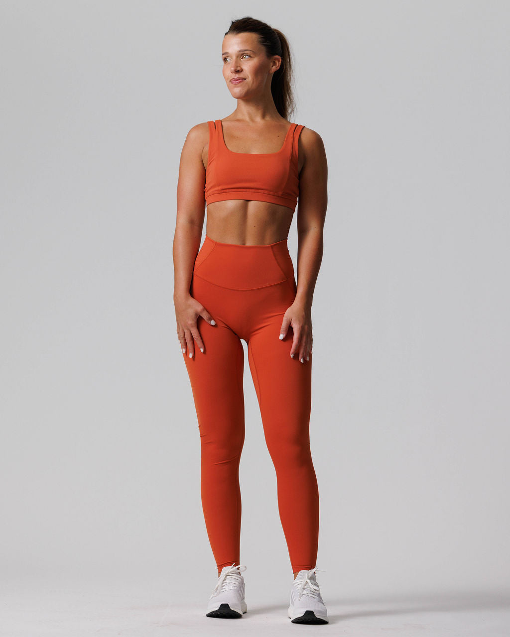Nova Split-Strap Sports Bra - Desert Sun