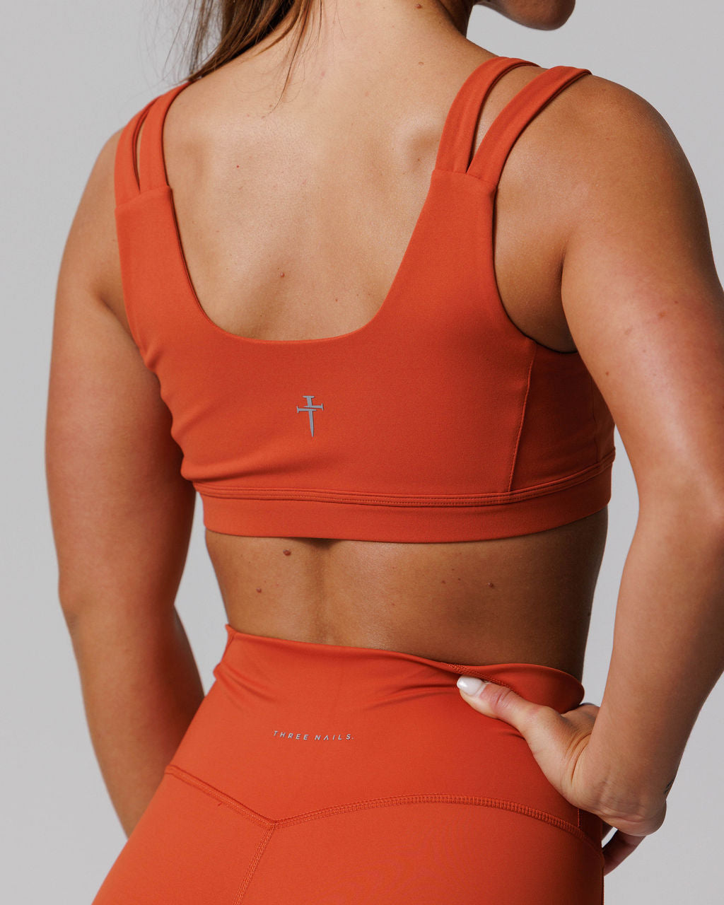 Nova Split-Strap Sports Bra - Desert Sun