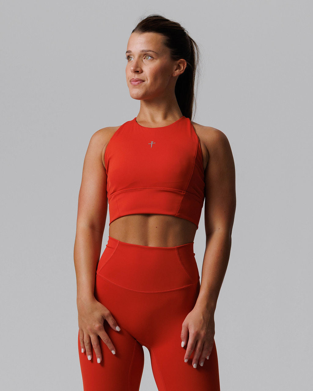 Endura-Train™ Longline Bra - Red Rock