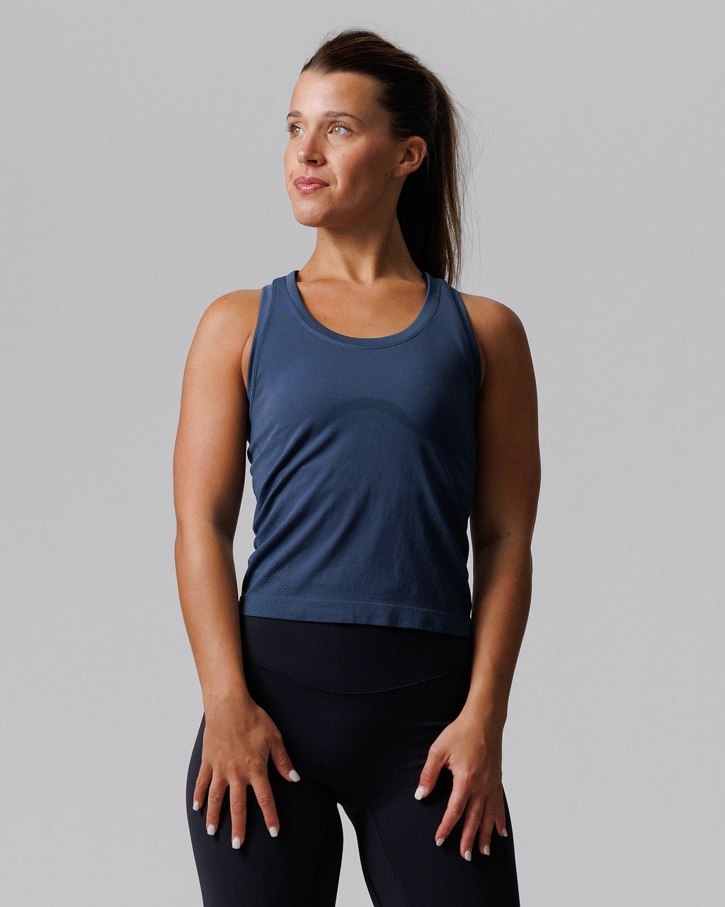 Women's Seamless Tank - Midnight Navy