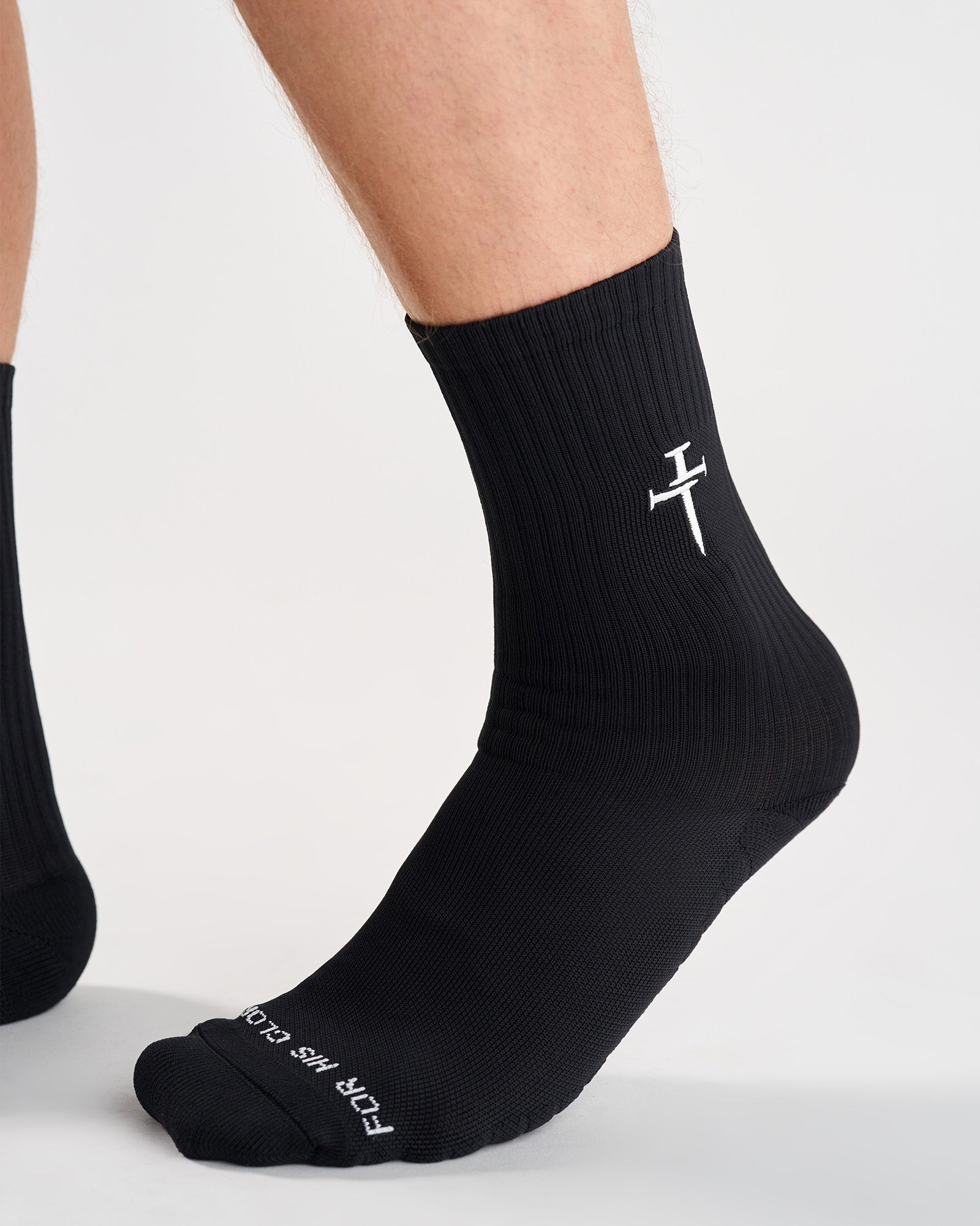 Training Crew Socks (3 Pack) - Black