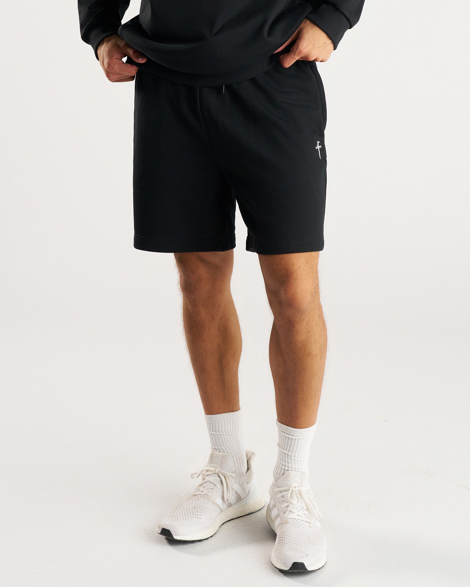 French Terry Sweatshorts - Black
