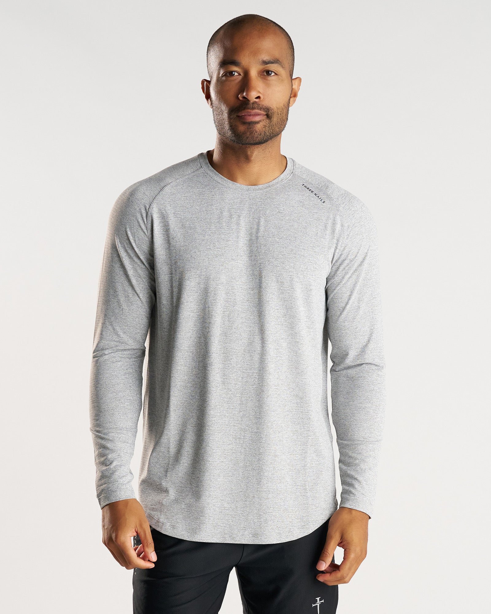 Aion-Lite™ Long Sleeve "Three Nails" - Grey Marl