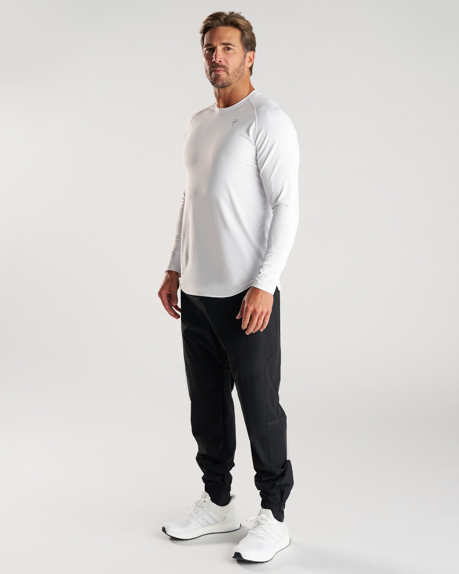 Aion-Lite™ Long Sleeve "Cross" - White