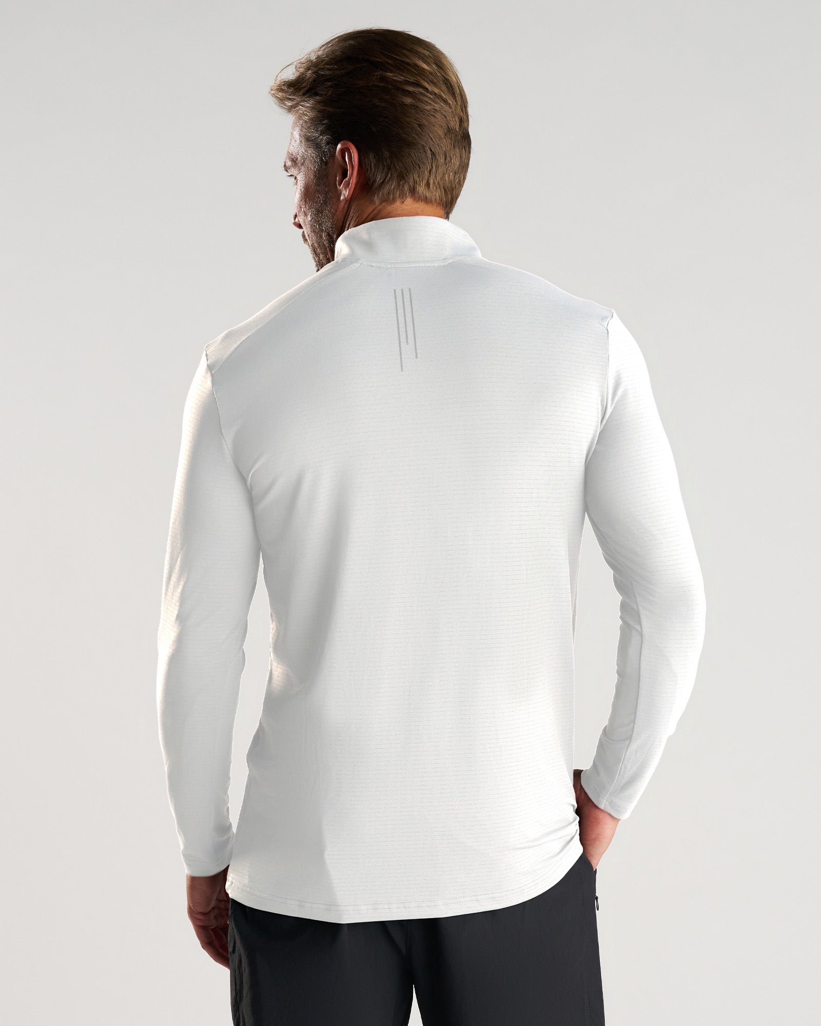 Aion-Lite™ Quarter Zip - White