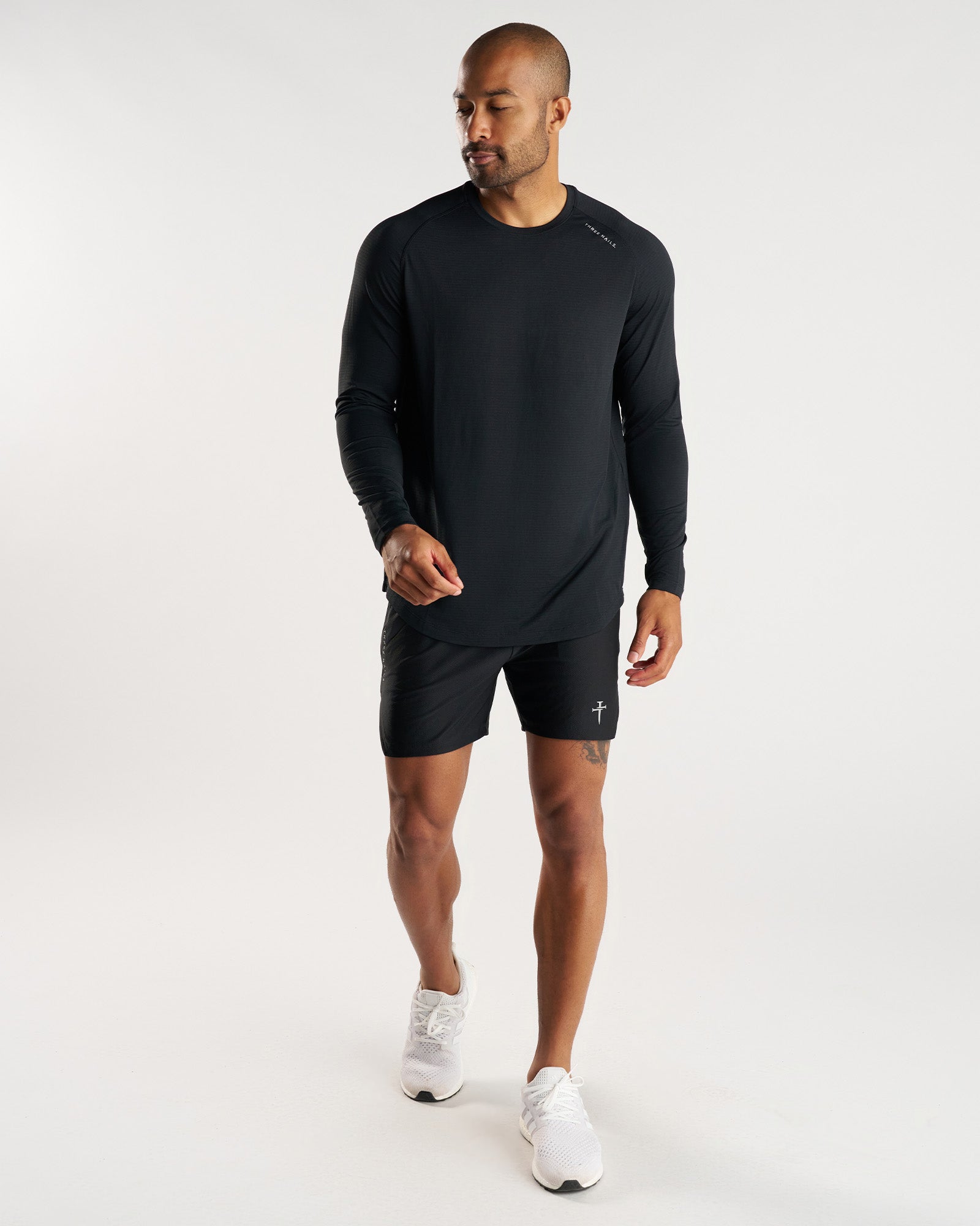 Aion-Lite™ Long Sleeve "Three Nails" - Black