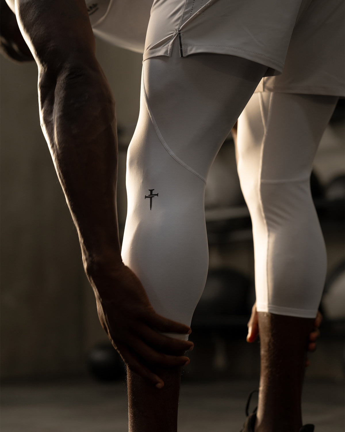 Baselayer 3/4 Length Legging - White