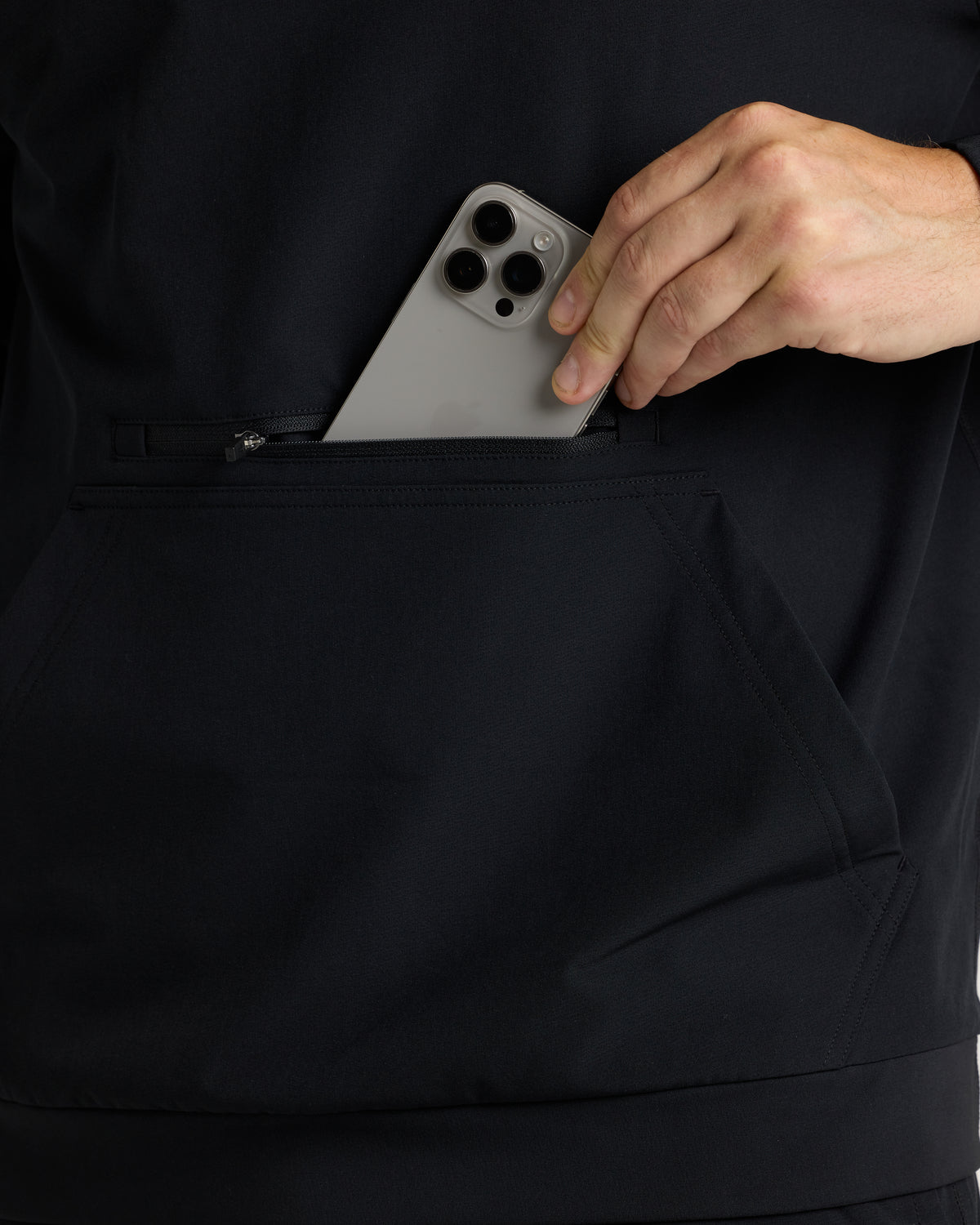 Vanta+ Hoodie - Black "Cross"