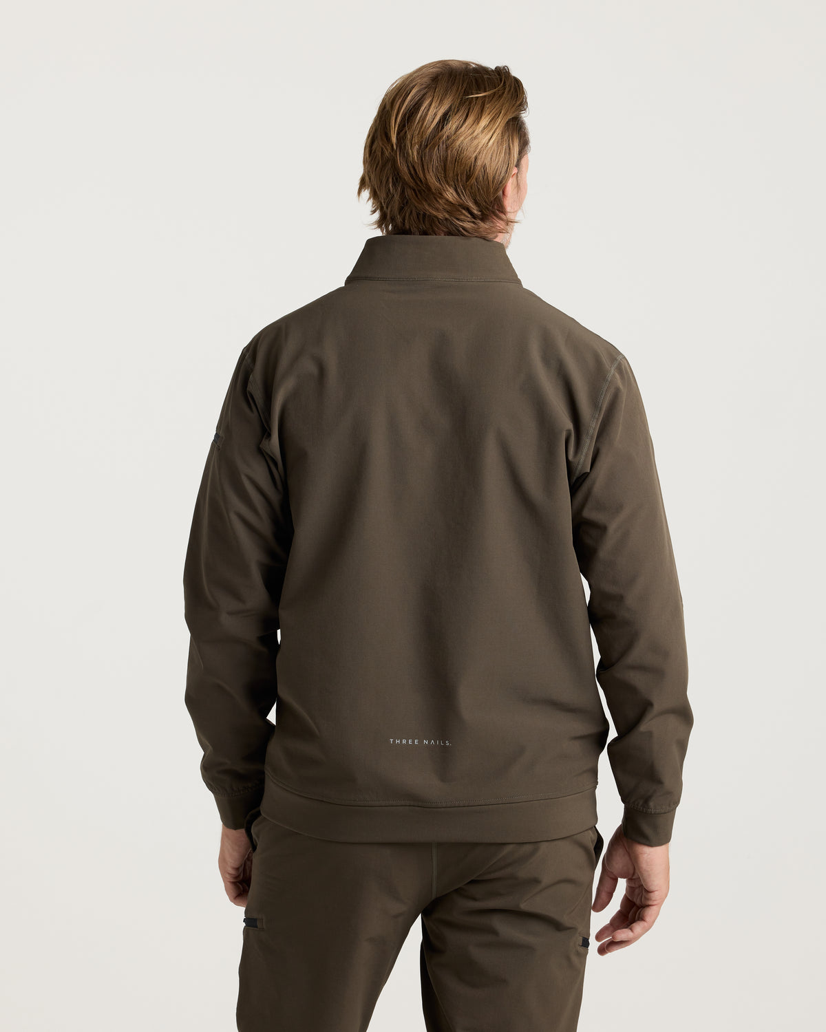 Vanta+ Quarter Zip - Burnt Olive "Cross"