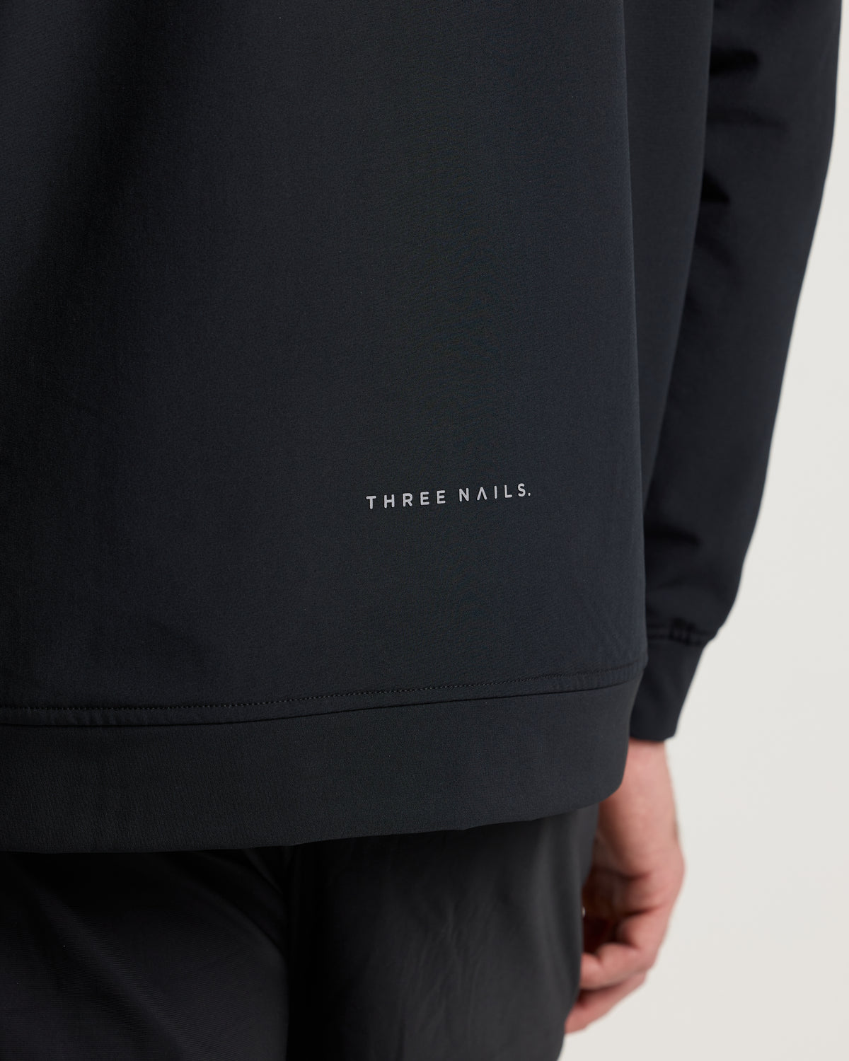 Vanta+ Quarter Zip - Black "Minimal"