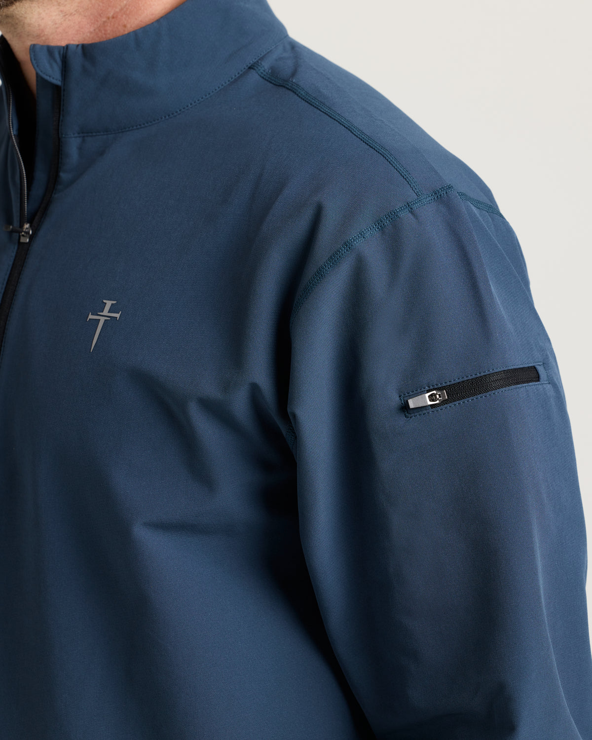 Vanta+ Quarter Zip - Midnight Navy "Cross"