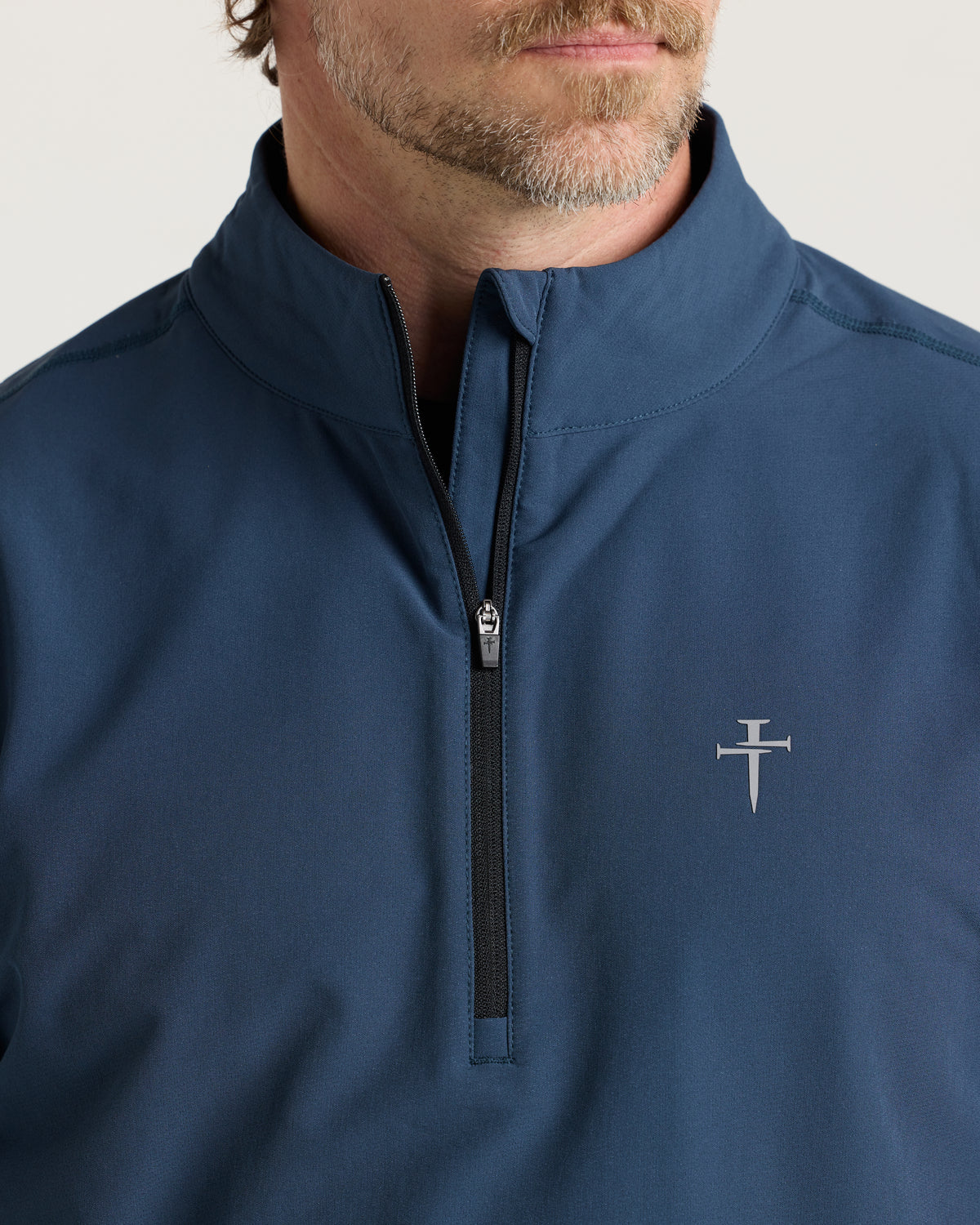 Vanta+ Quarter Zip - Midnight Navy "Cross"