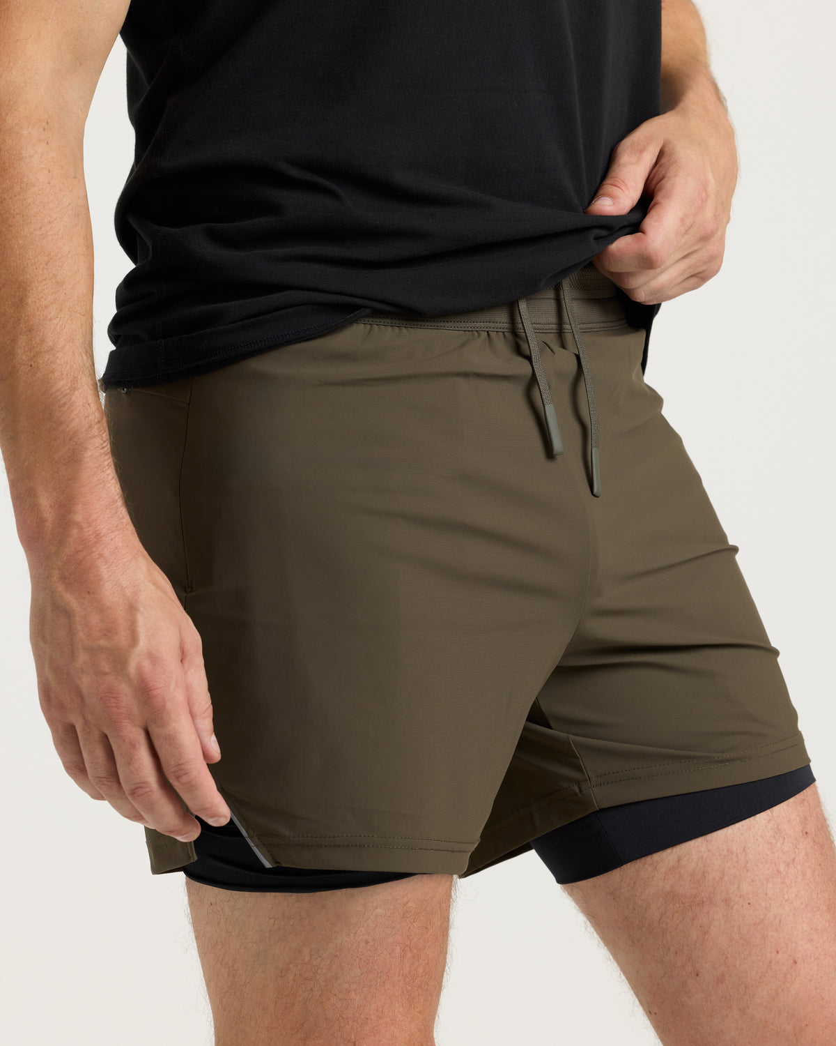Vapor-Lite™ Liner 5" Short "Cross" - Burnt Olive