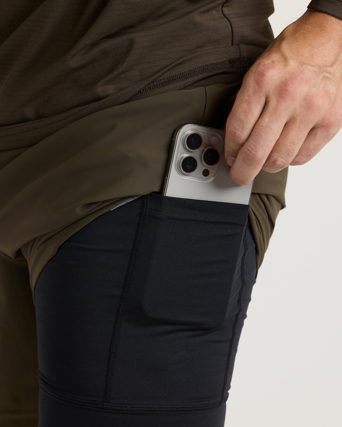 Vapor-Lite™ Liner Short "Cross" - Burnt Olive