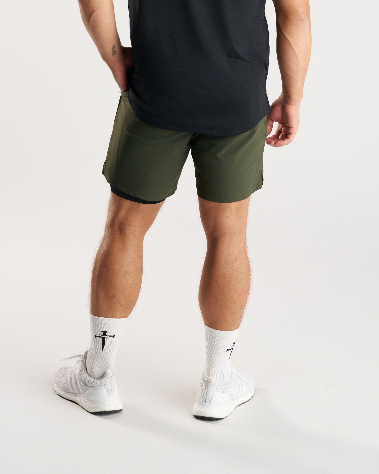 Vapor-Lite™ Liner Short "Cross" - Dark Pine