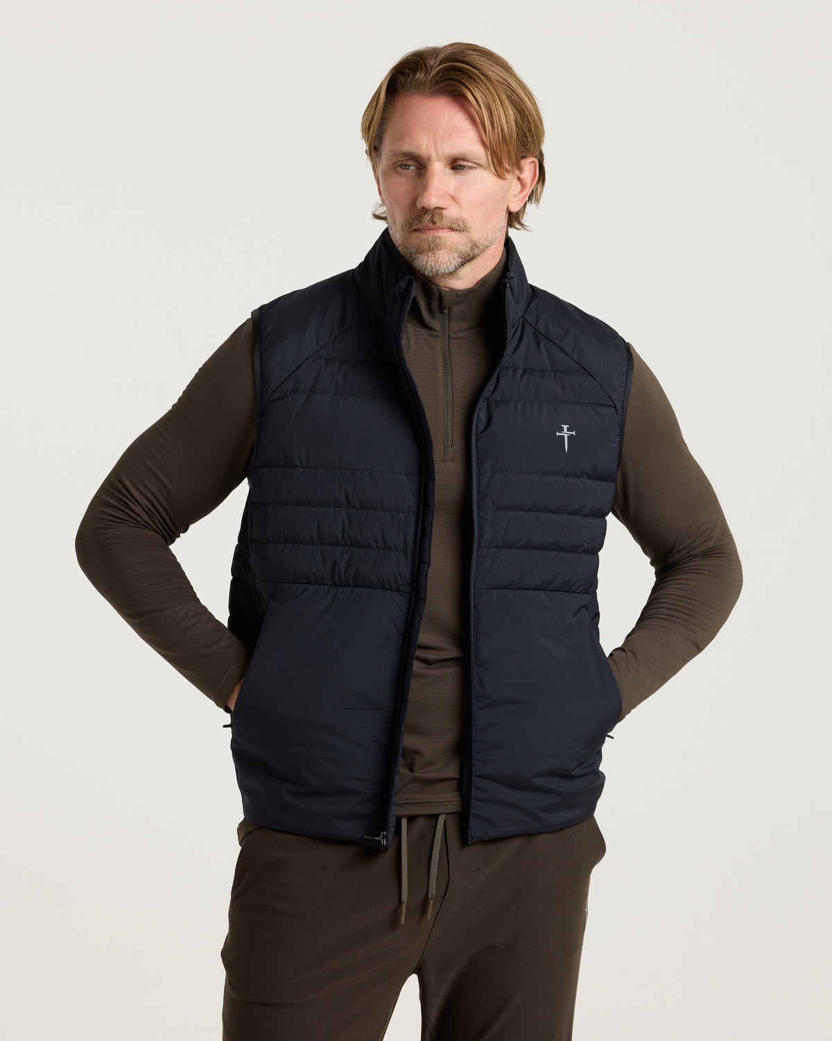 Arc Down Vest - Black