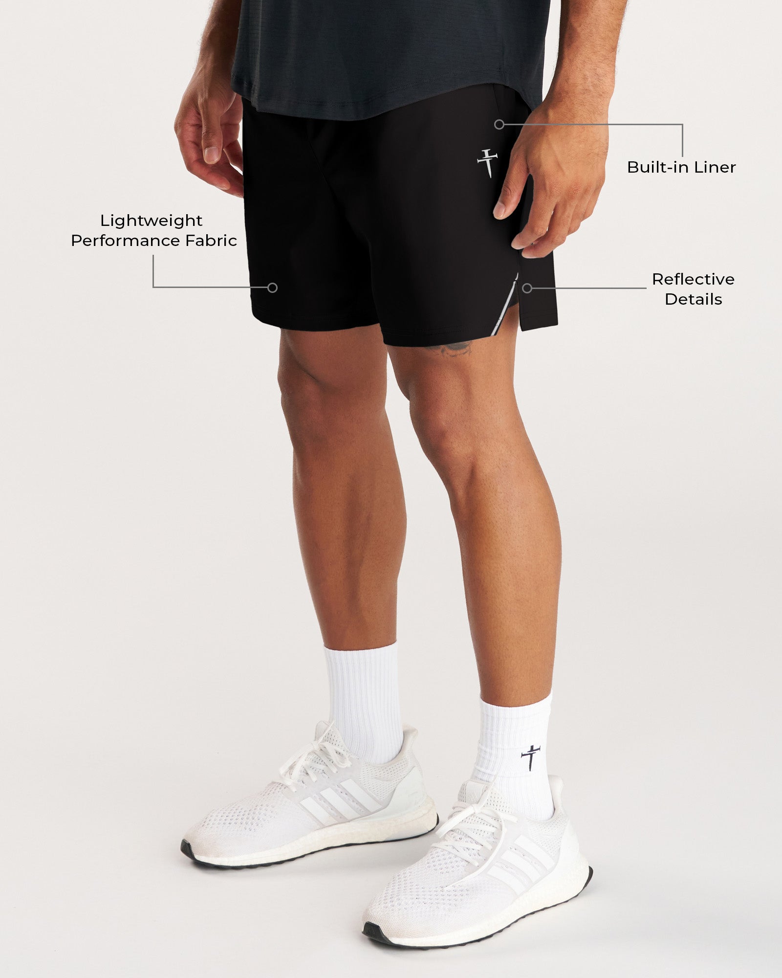 Vapor-Lite™ Liner Short "Cross" - Black