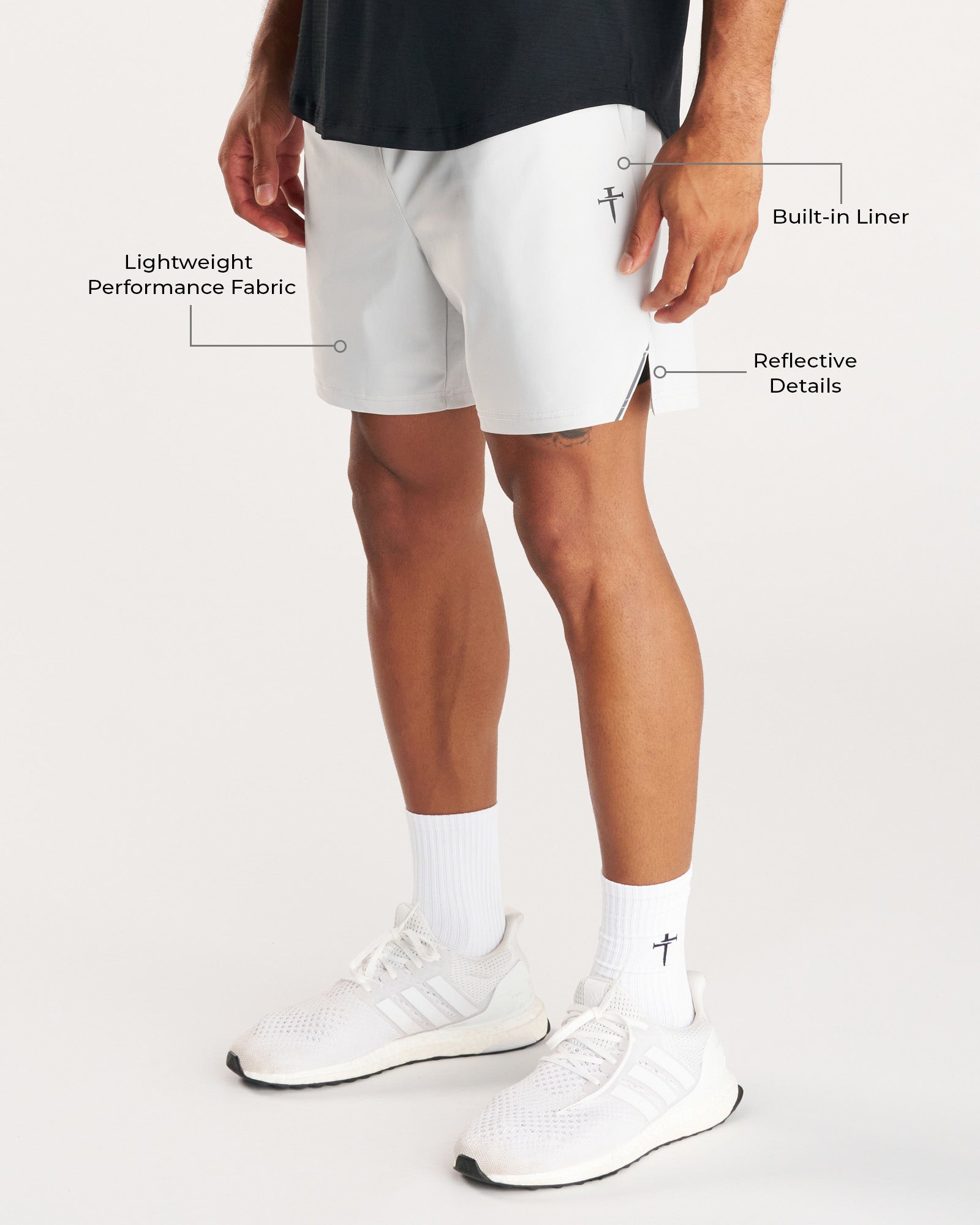 Vapor-Lite™ Liner Short "Cross" - Stone