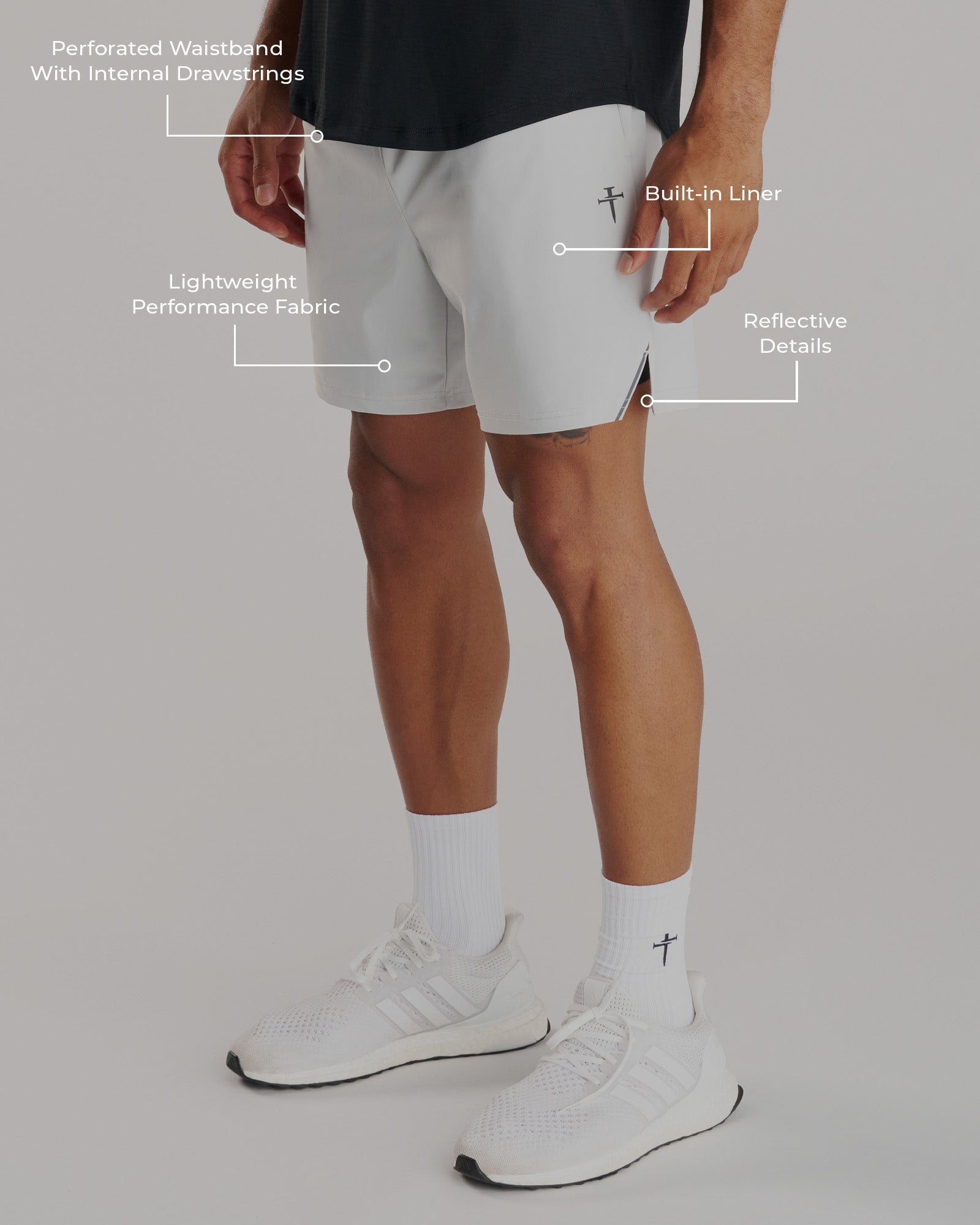 Vapor-Lite™ Liner Short "Cross" - Stone