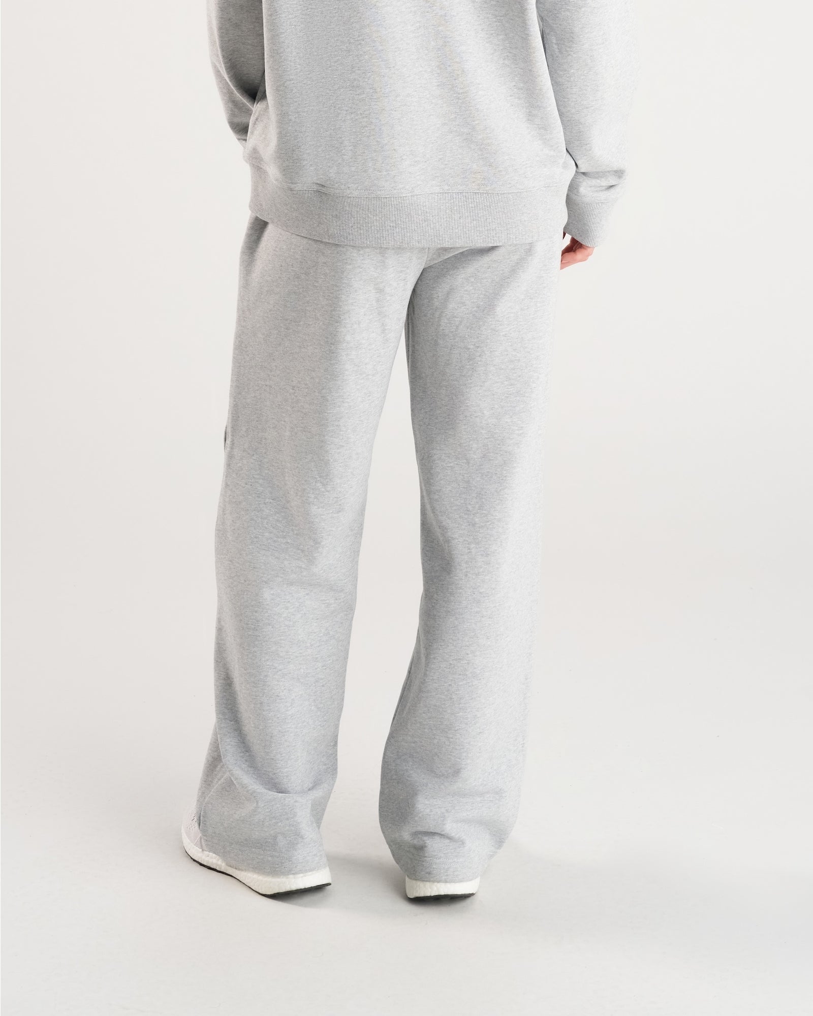 Women's French Terry Straight Leg Pant - Heather Grey