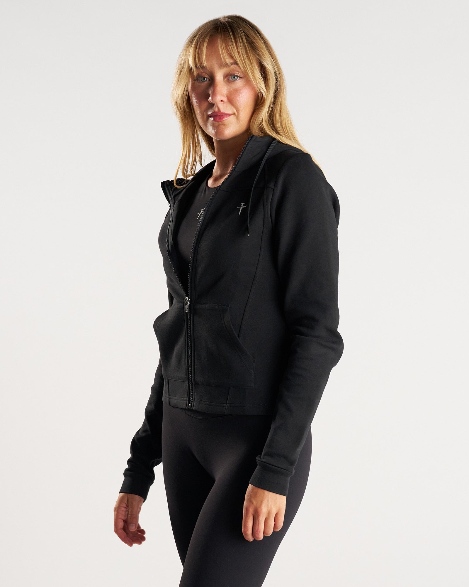 Women's Pro-Tech Full Zip Hoodie - Black