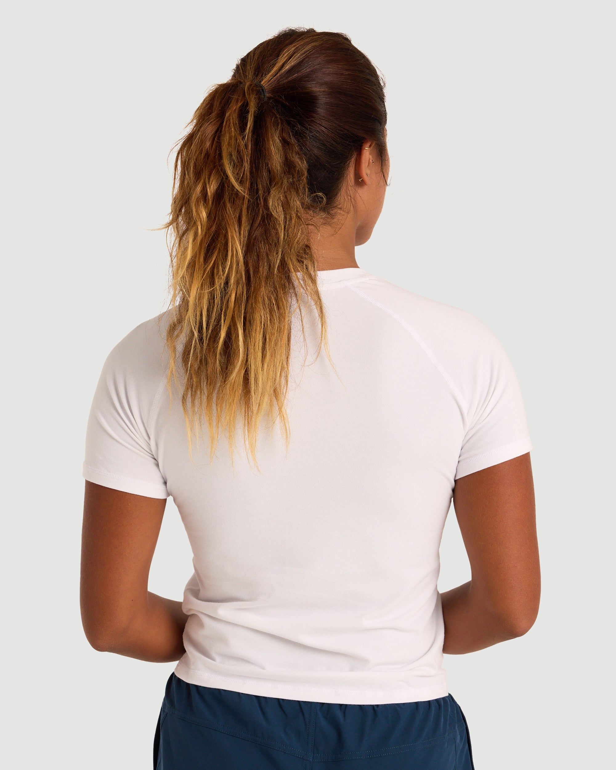 Women's Supima® Cotton Tee - White