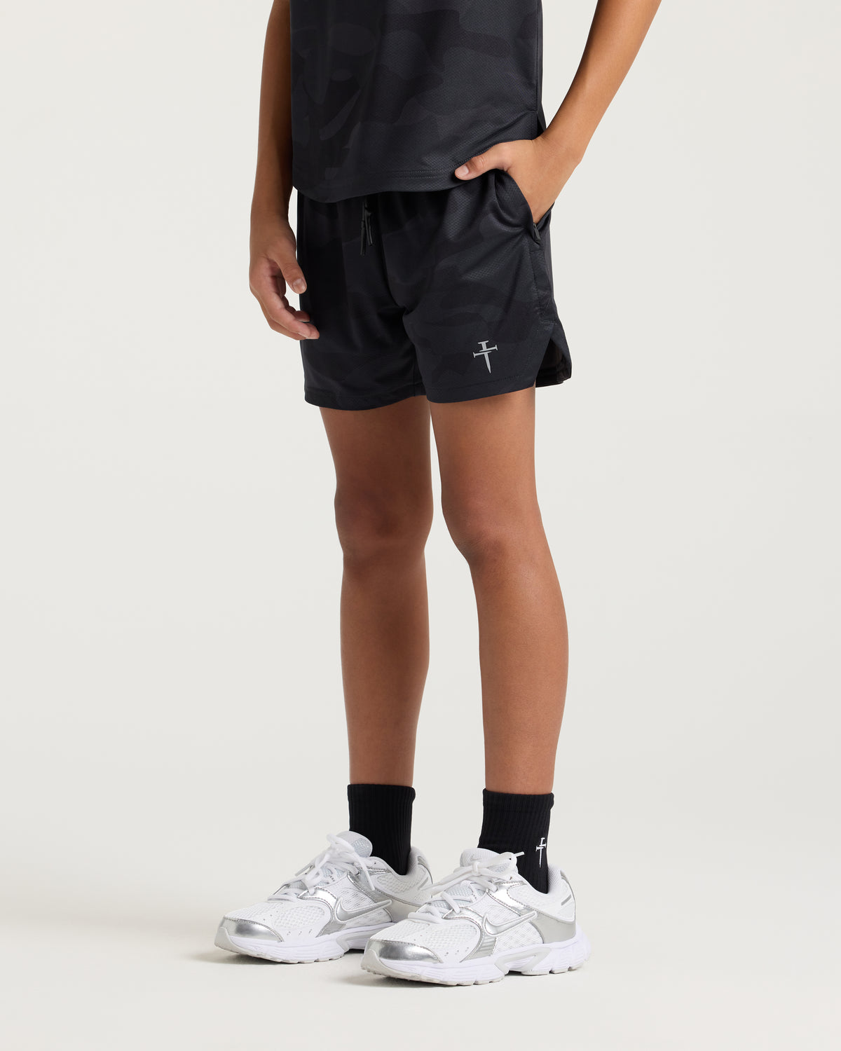 Youth Pro-Tech 2.0 Linerless Short - Black Camo
