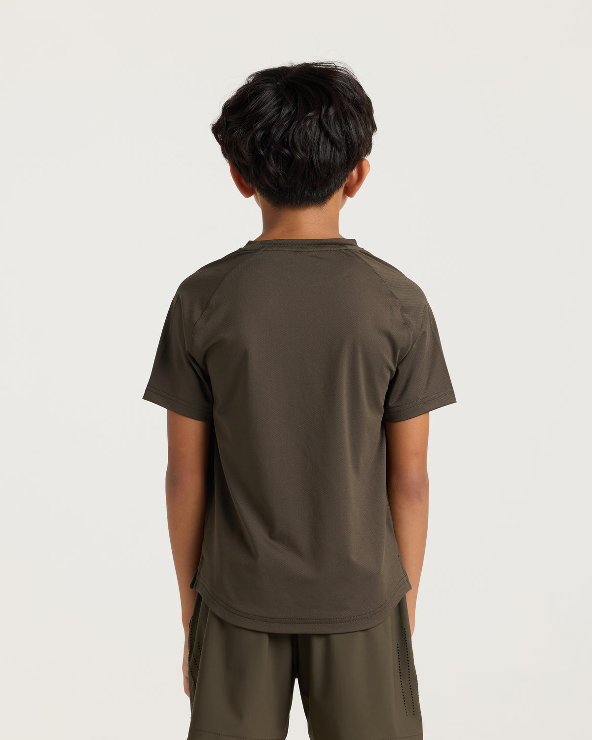 Youth Pro-Tech Tee "Cross" - Burnt Olive