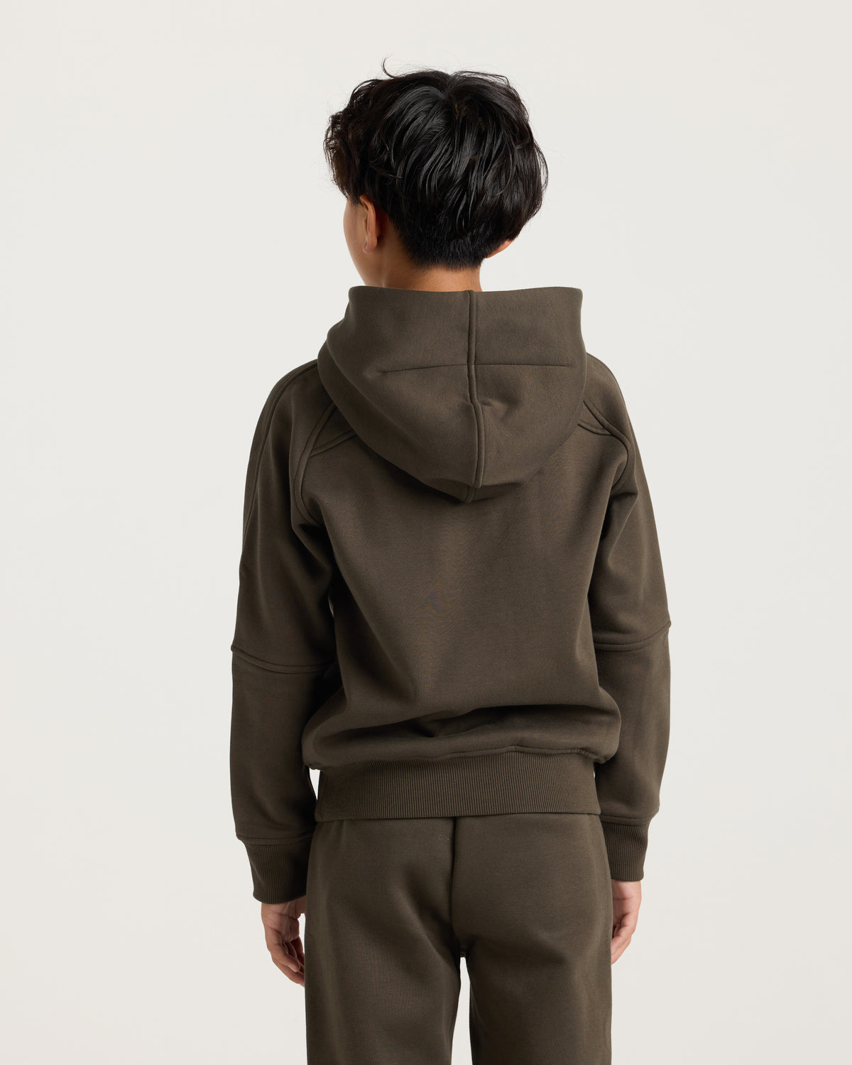 Youth Signature Fleece Hoodie - Burnt Olive