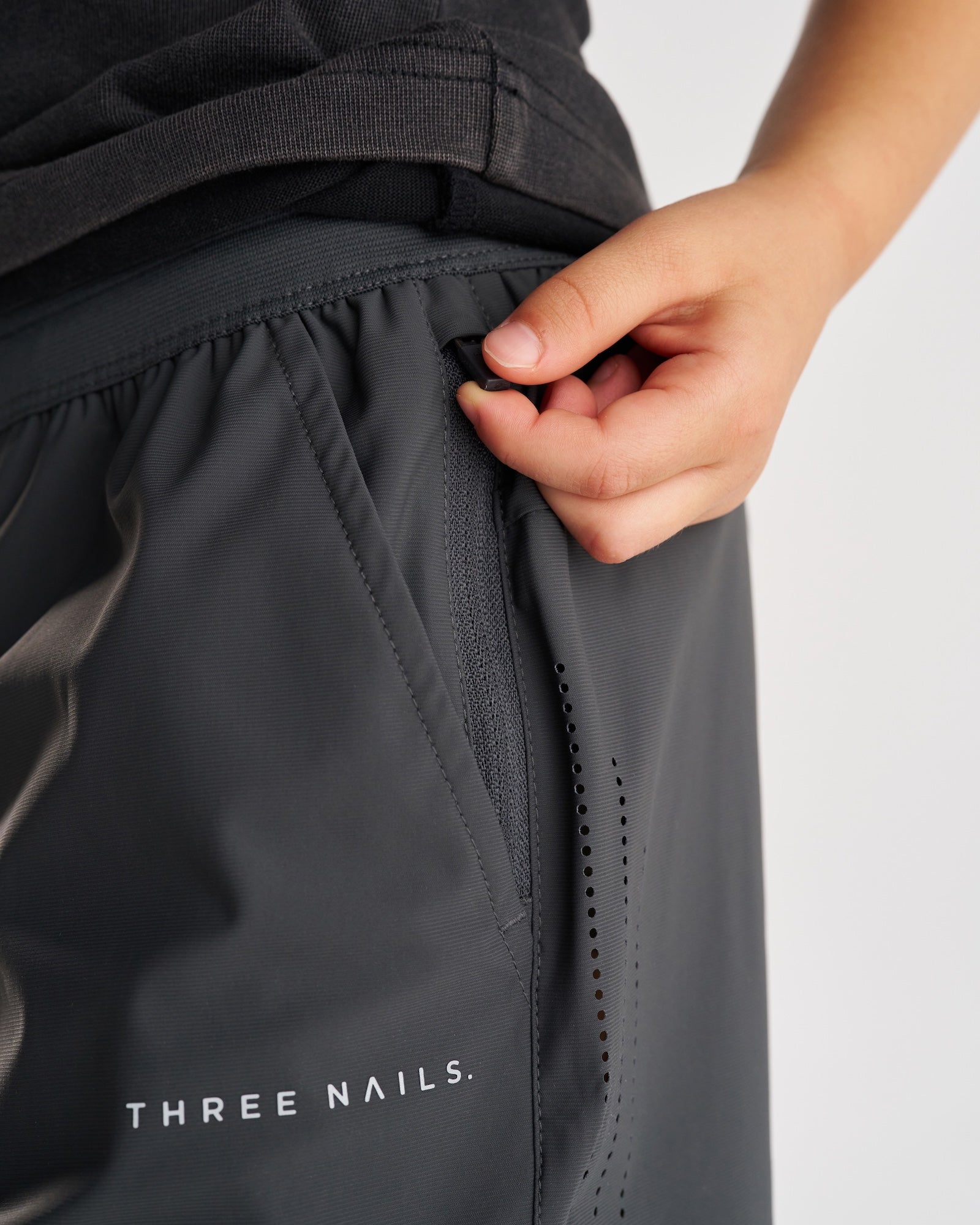 Youth Vapor-Lite™ Hybrid Short - Space Grey