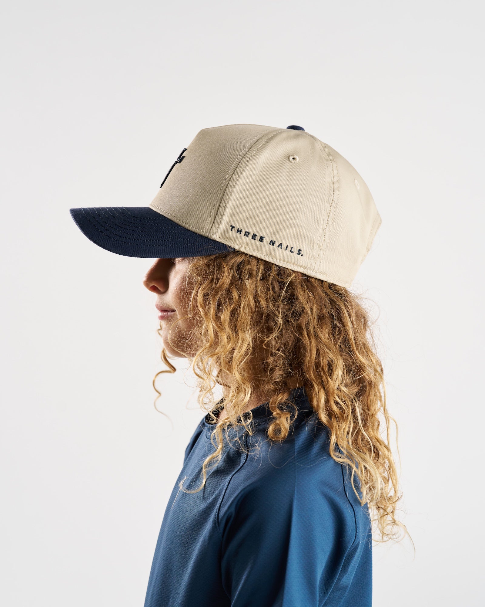 Youth Signature Two-Tone Hat - Navy