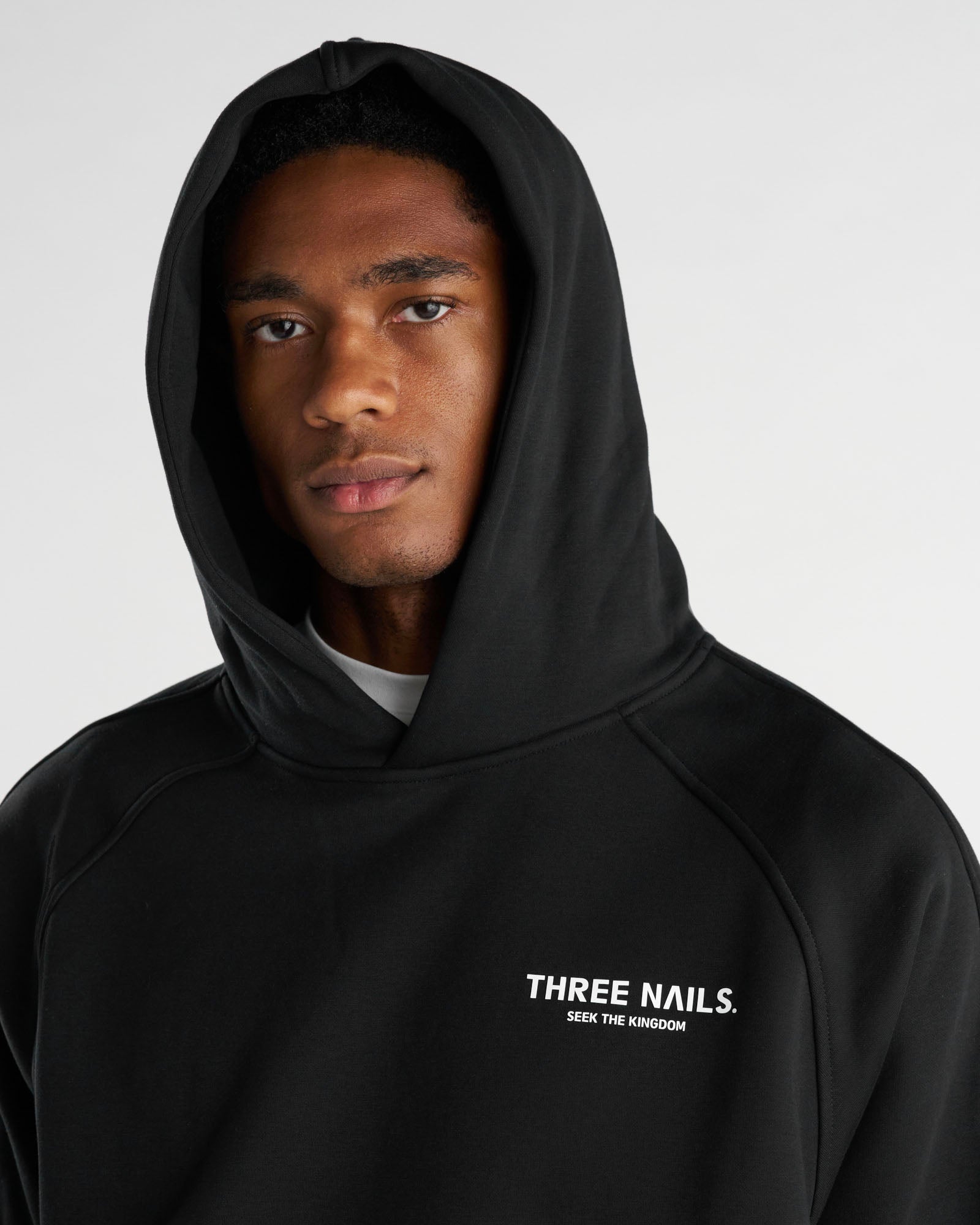 Signature Fleece Hoodie "STK" - Black