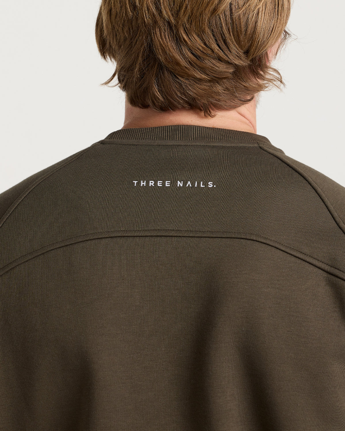 Signature Fleece Crewneck - Burnt Olive