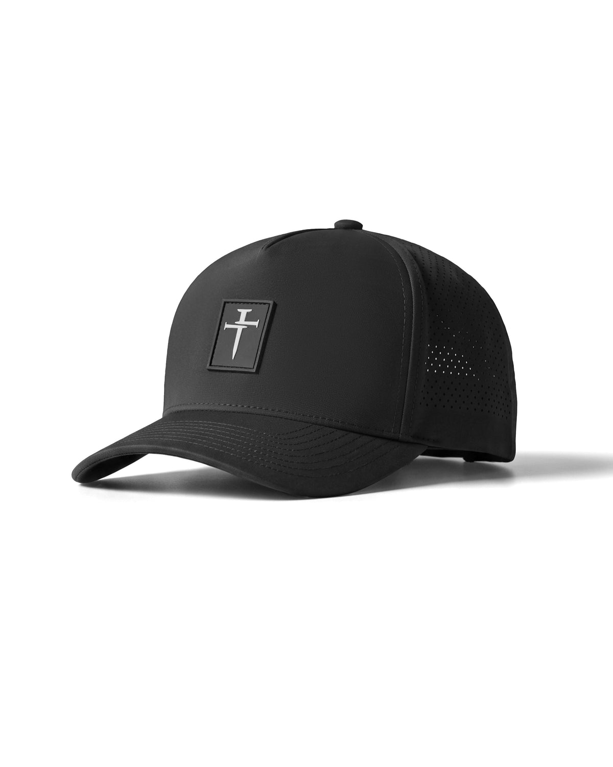 Perforated Hat - Black