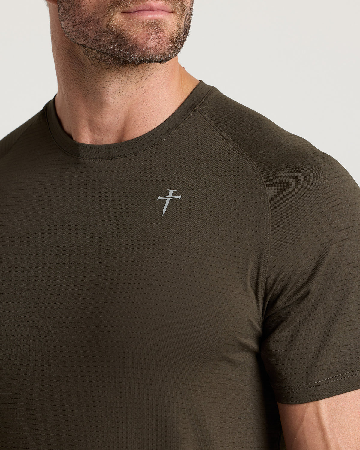 Aion-Lite™ Tee "Cross" - Burnt Olive