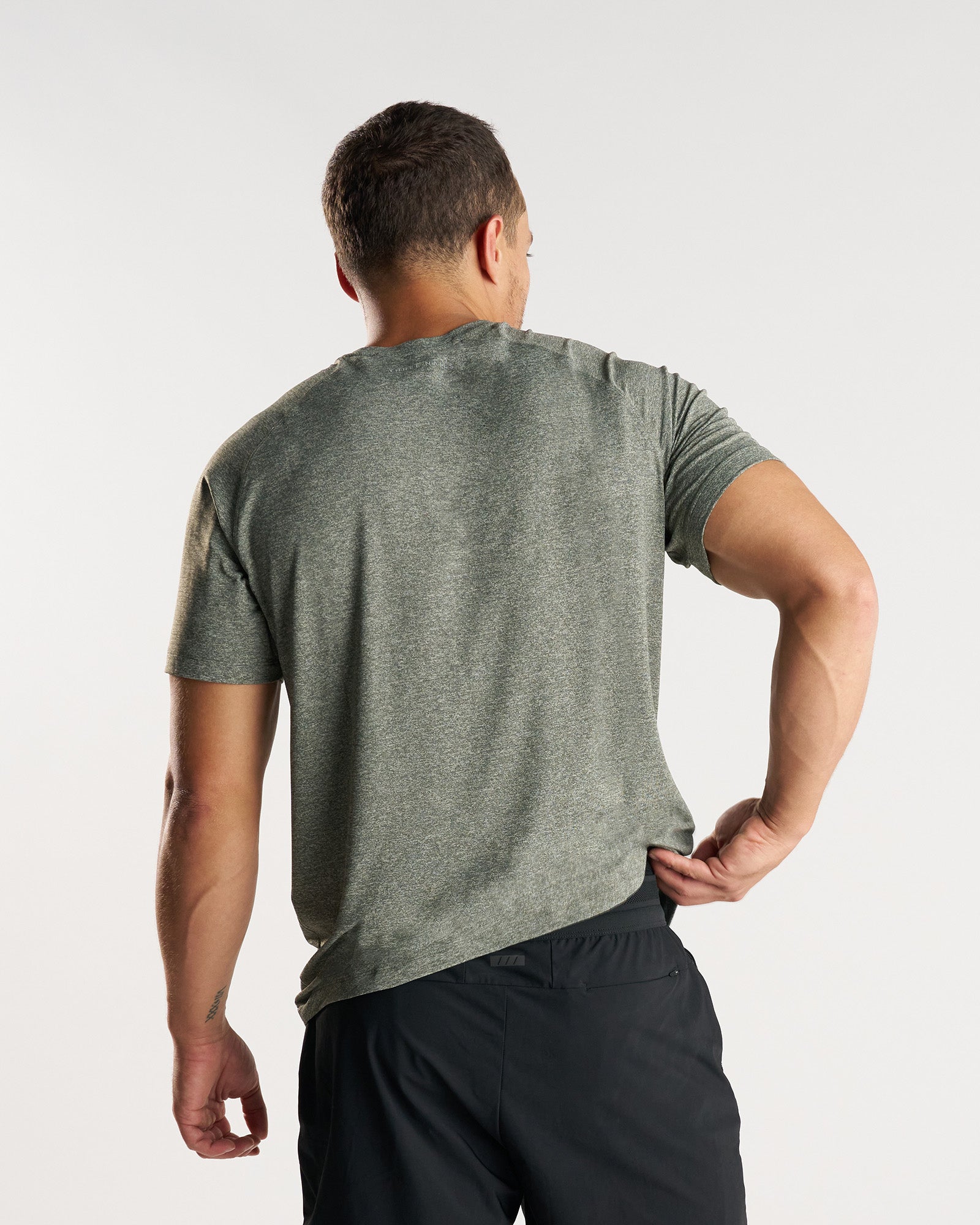 Aion-Lite™ Tee "Cross" - Dark Pine Marl