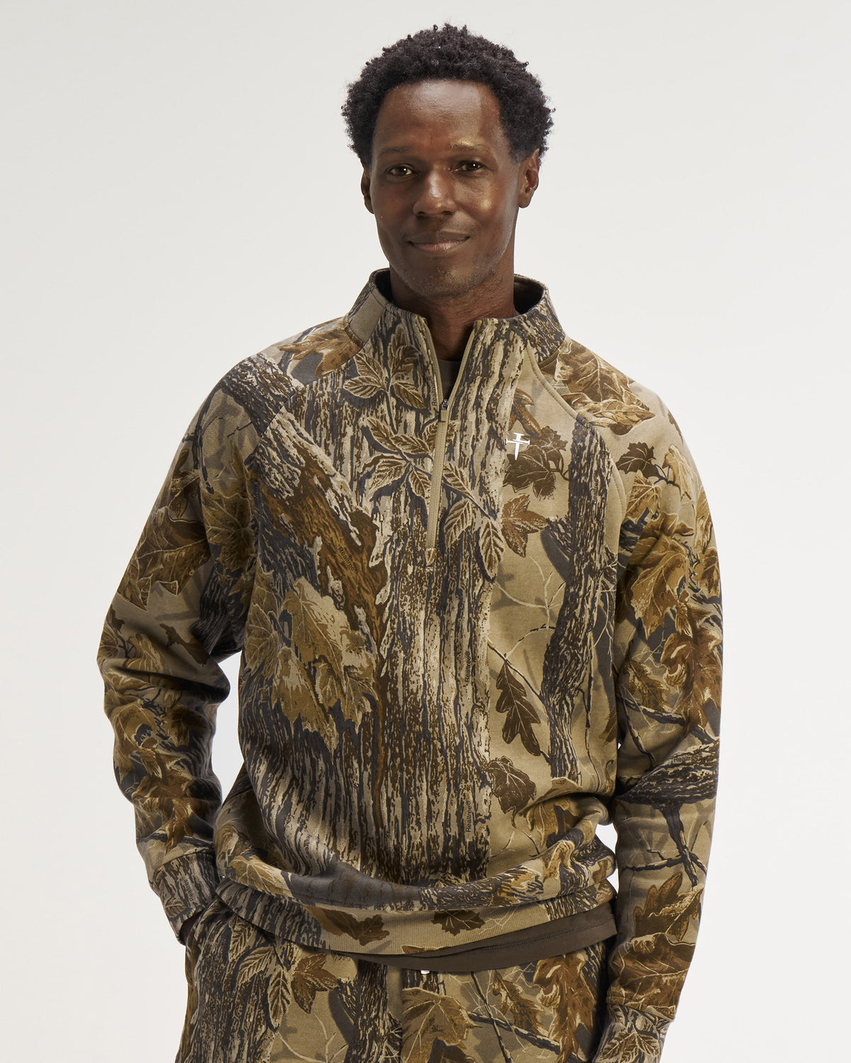 Signature Fleece Quarter Zip - Realtree Xtra Grey