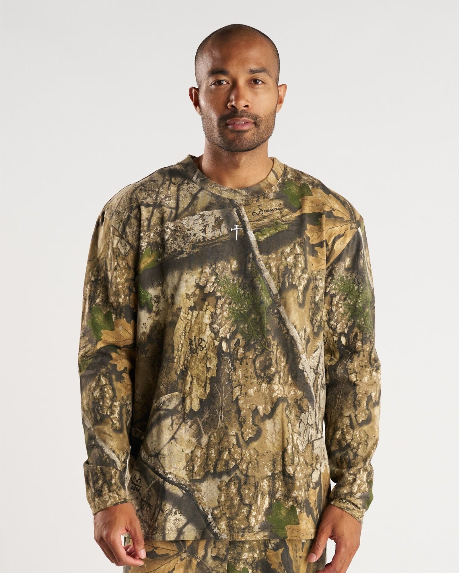 Heavyweight Cotton Oversized Long Sleeve “FHG” - Realtree Camo