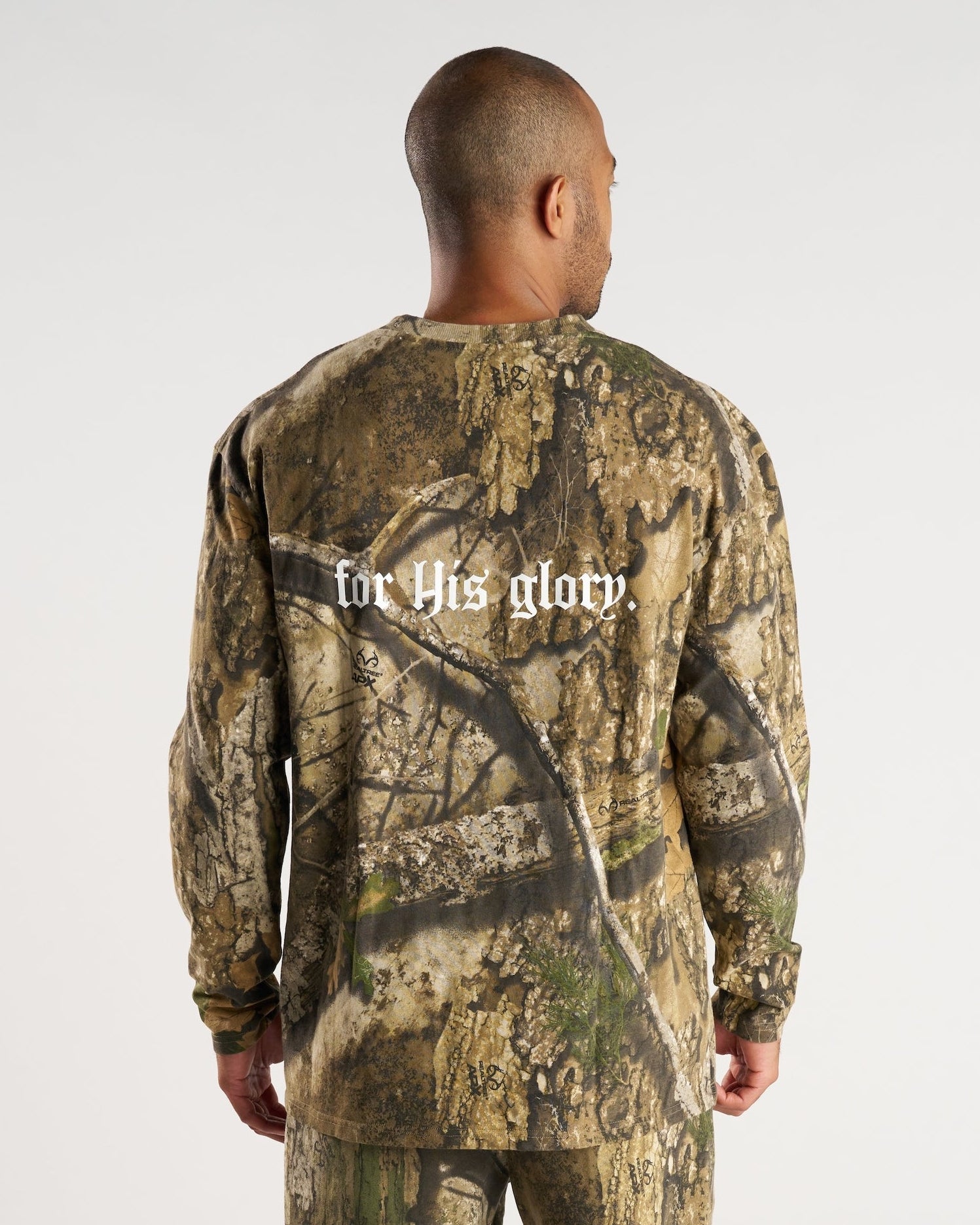 Heavyweight Cotton Oversized Long Sleeve “FHG” - Realtree Camo