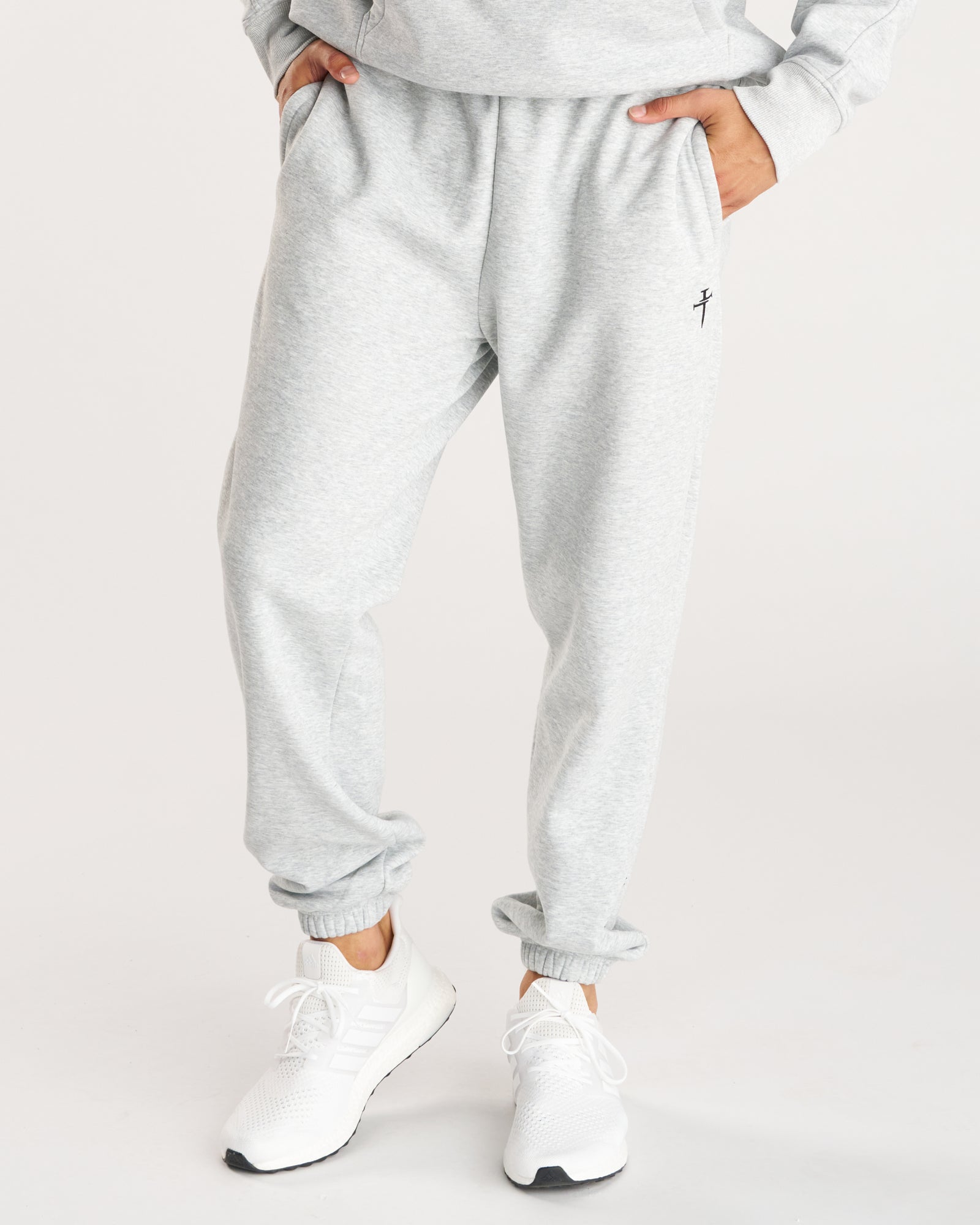 Signature Fleece Sweatpants - Heather Grey