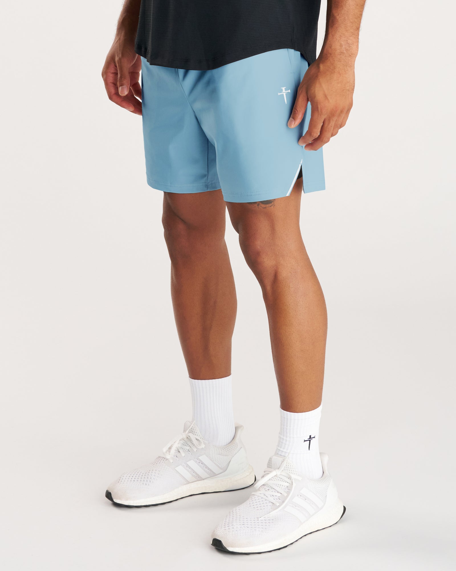 Vapor-Lite™ Liner Short "Cross" - Sky Blue