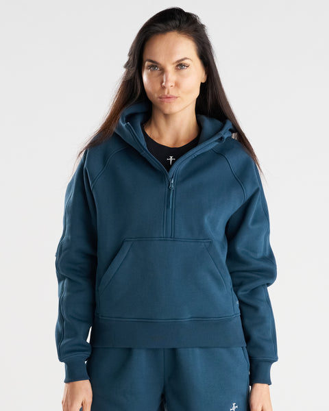 Deuxieme Classe AMERICANA BIGスリーブ SWEAT Unisex American Vintage Pullover - Washed Navy Cosmos