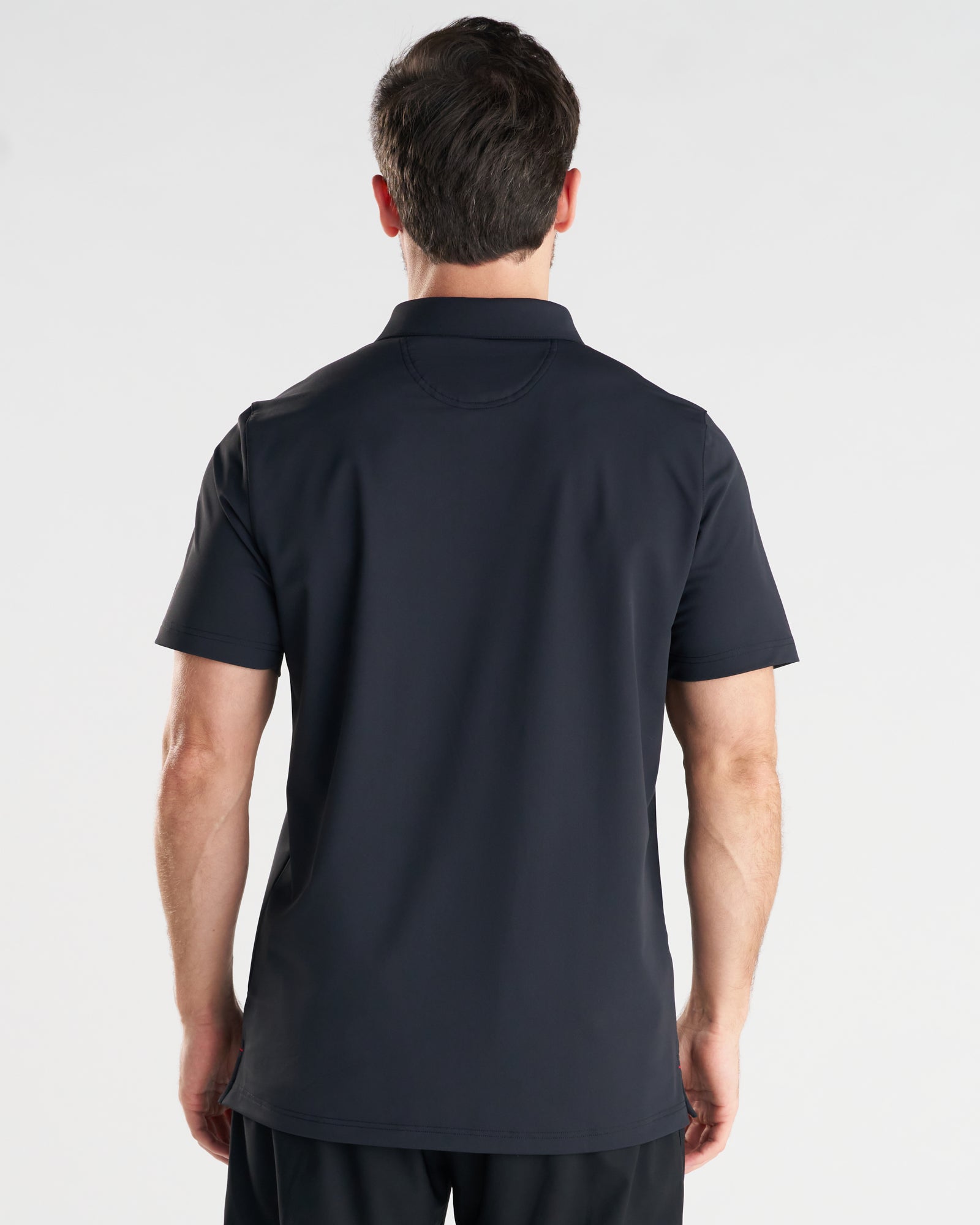 Vented Tech Polo - Black