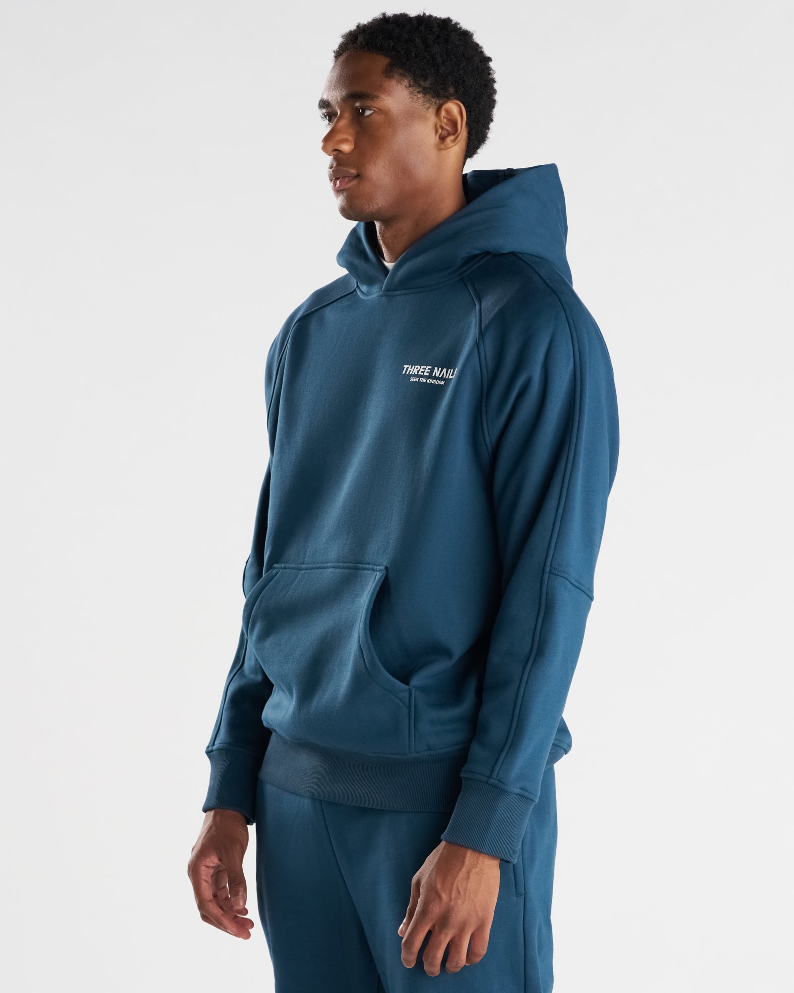 Signature Fleece Hoodie "STK" - Midnight Navy