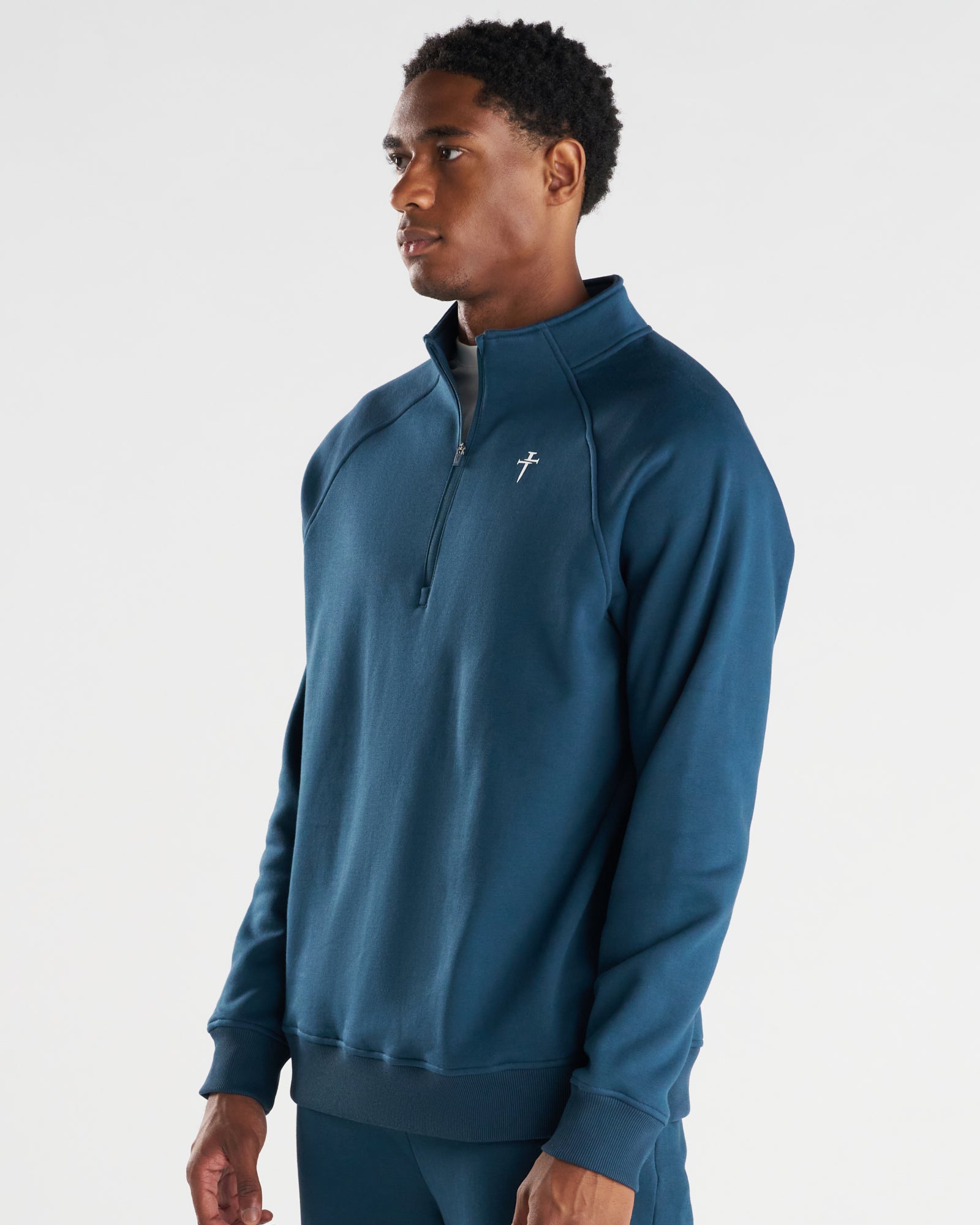 Signature Fleece Quarter Zip - Midnight Navy