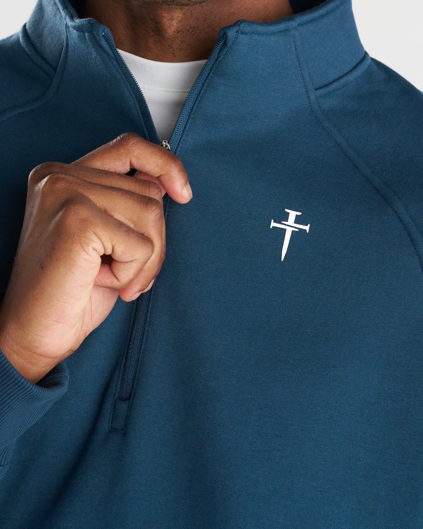 Signature Fleece Quarter Zip - Midnight Navy