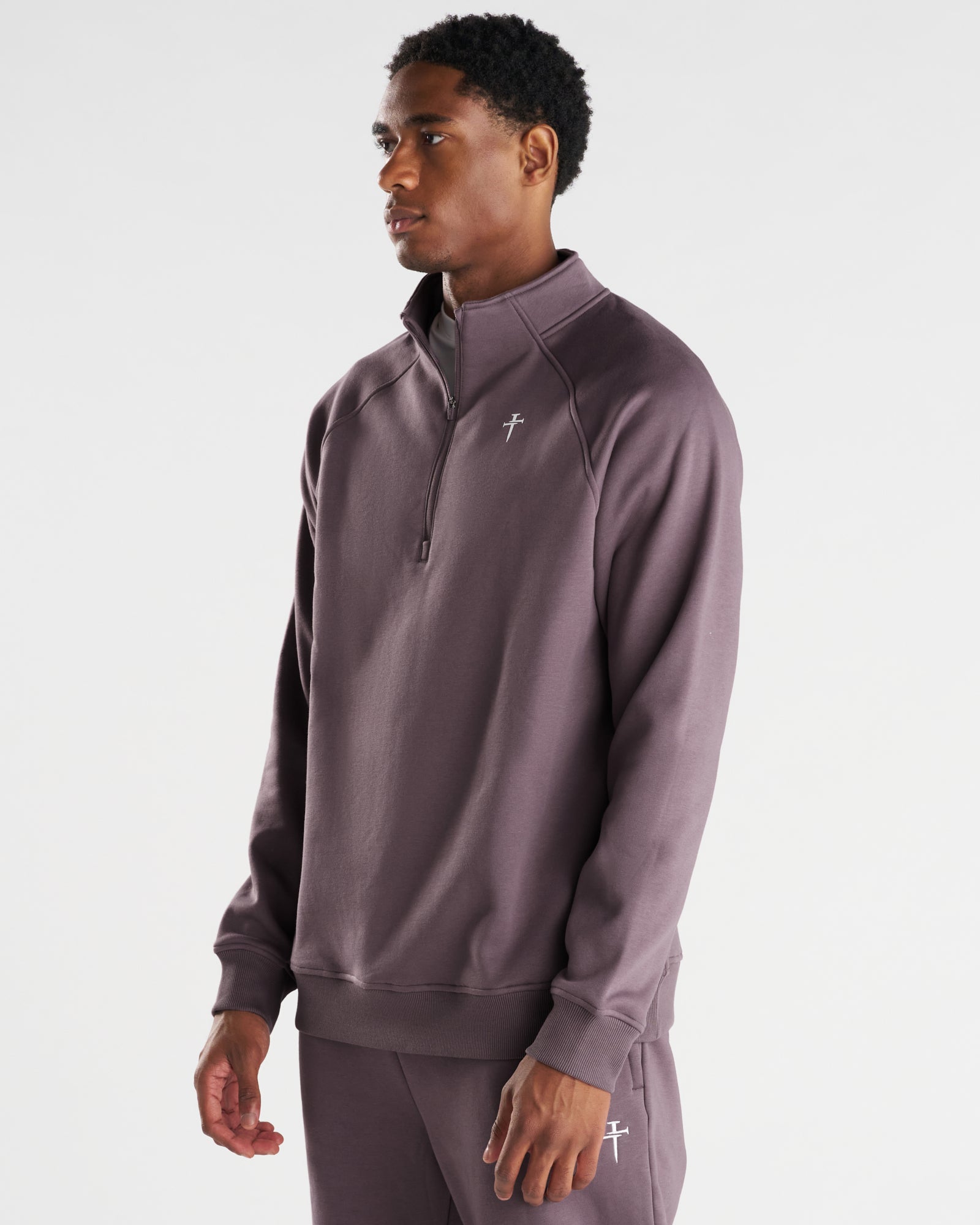 Signature Fleece Quarter Zip - Moonscape