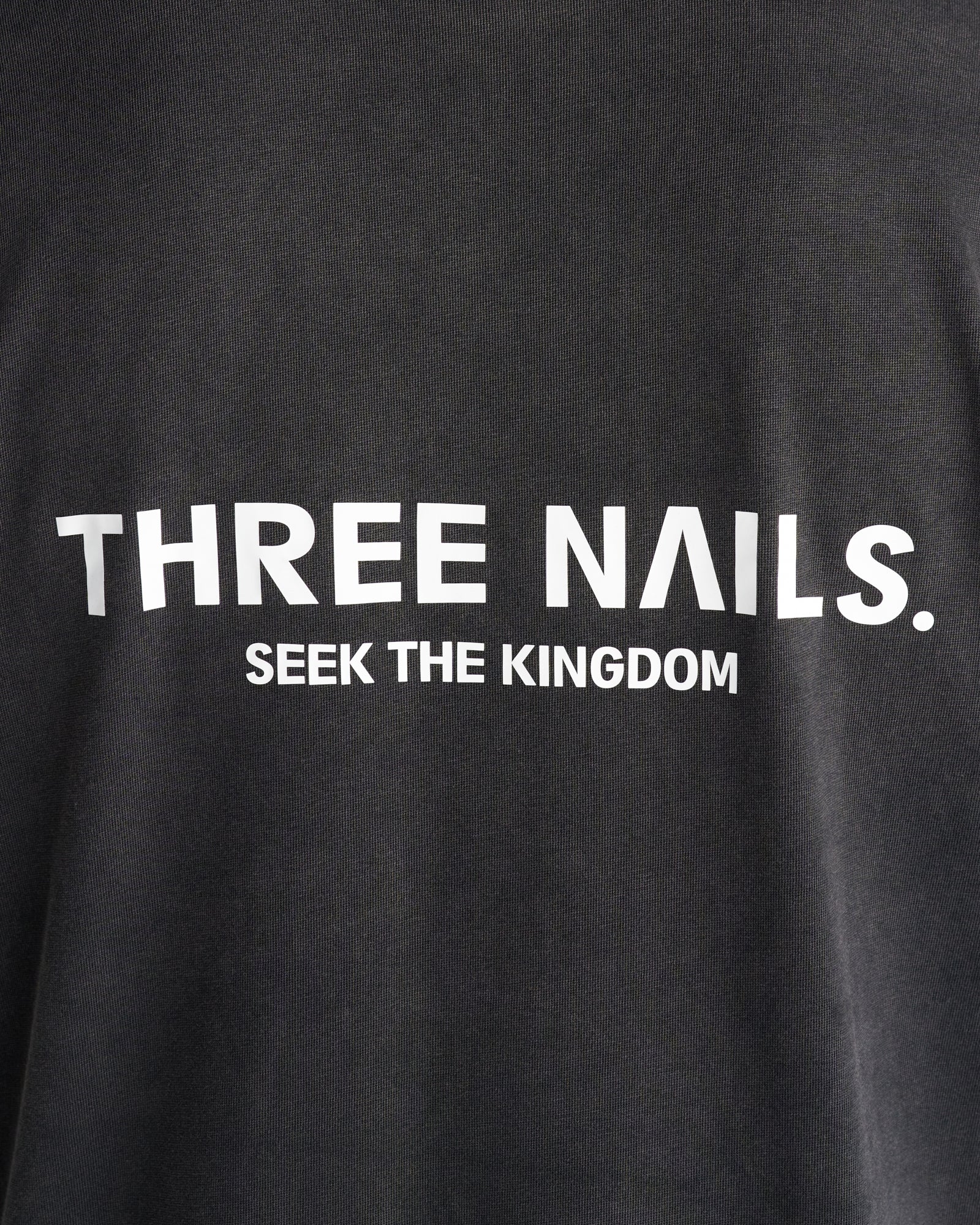 Heavyweight Cotton Oversized Tee "STK" - Acid Wash